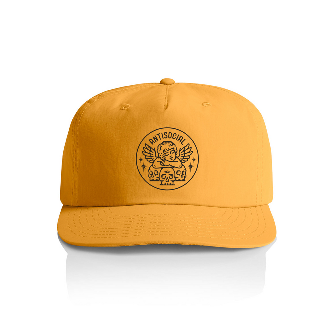 ANTISOCIAL SURF CAP MUSTARD