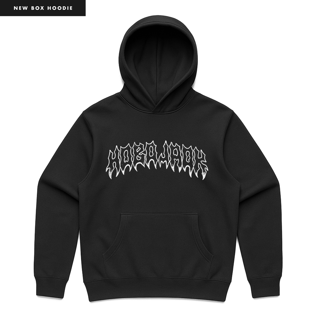 BAND LOGO - BLACK - BOX HOODIE
