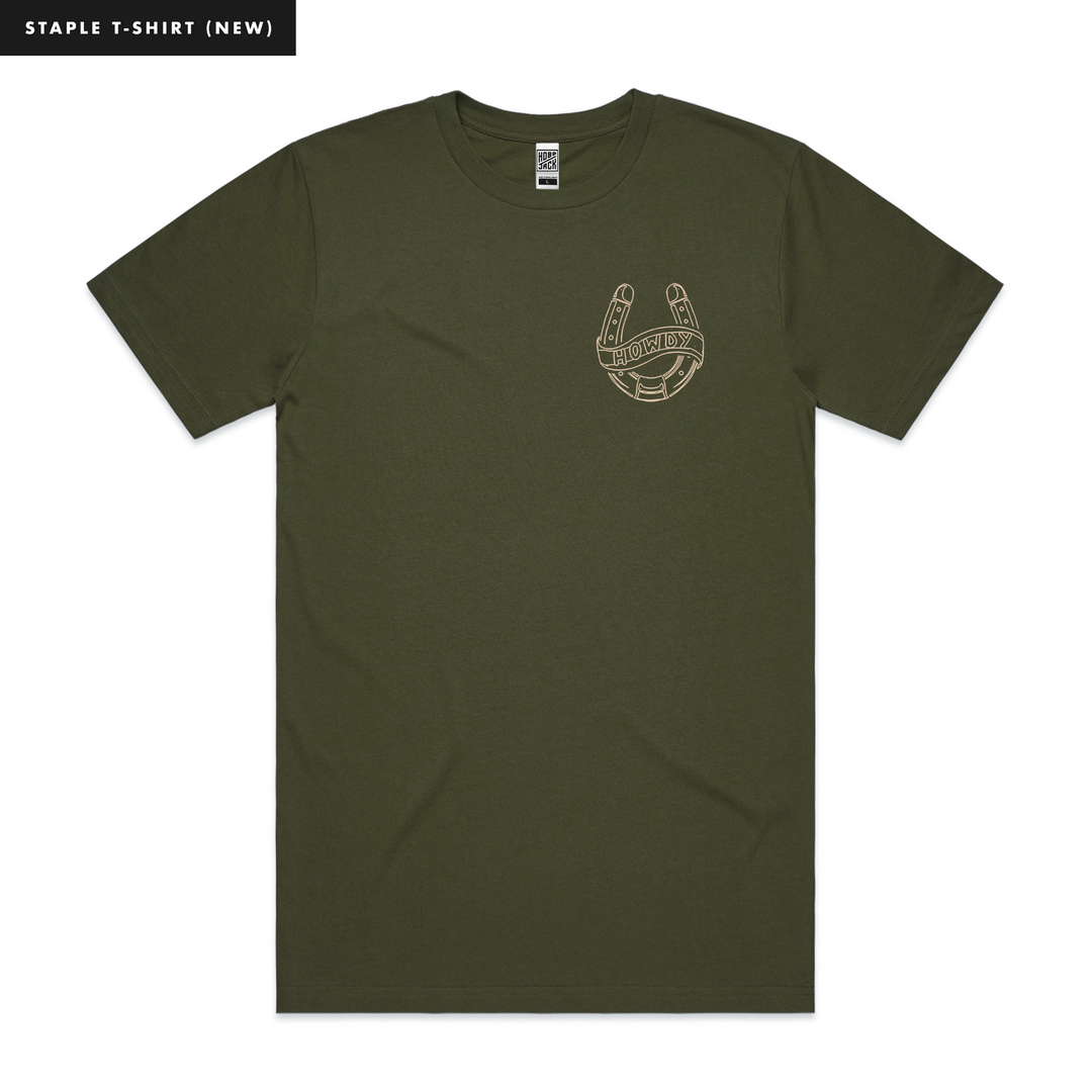 HOWDY - MILITARY POCKET T-SHIRT - NEW STAPLE