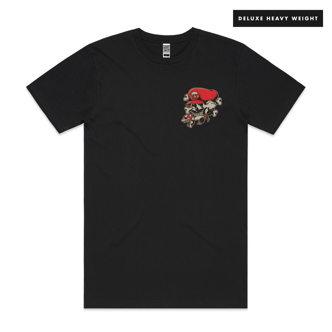JACKIO RED - BLACK POCKET T-SHIRT - NEW STAPLE