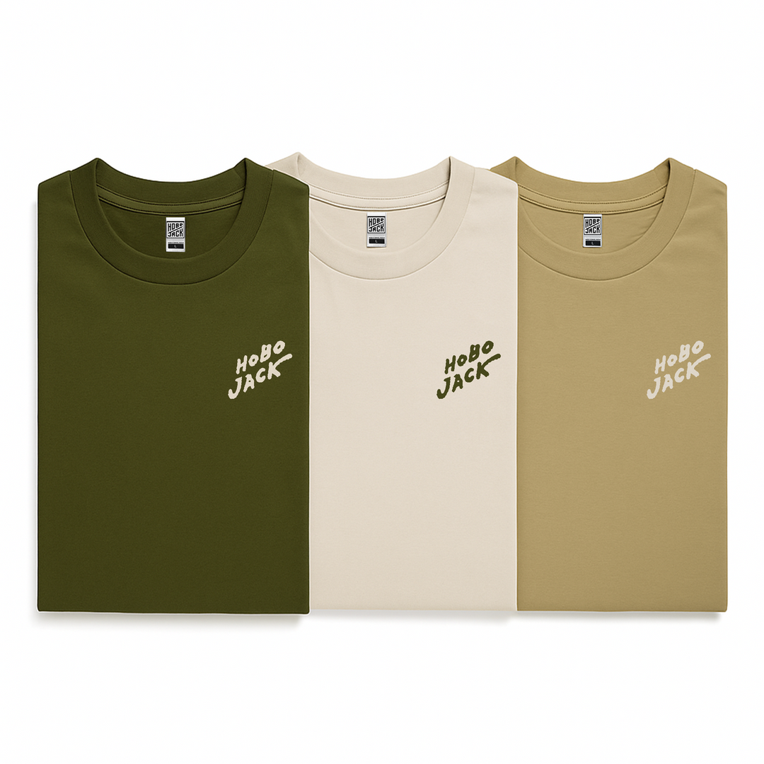 STAPLE LOGO THREE PACK - DESERT STORM