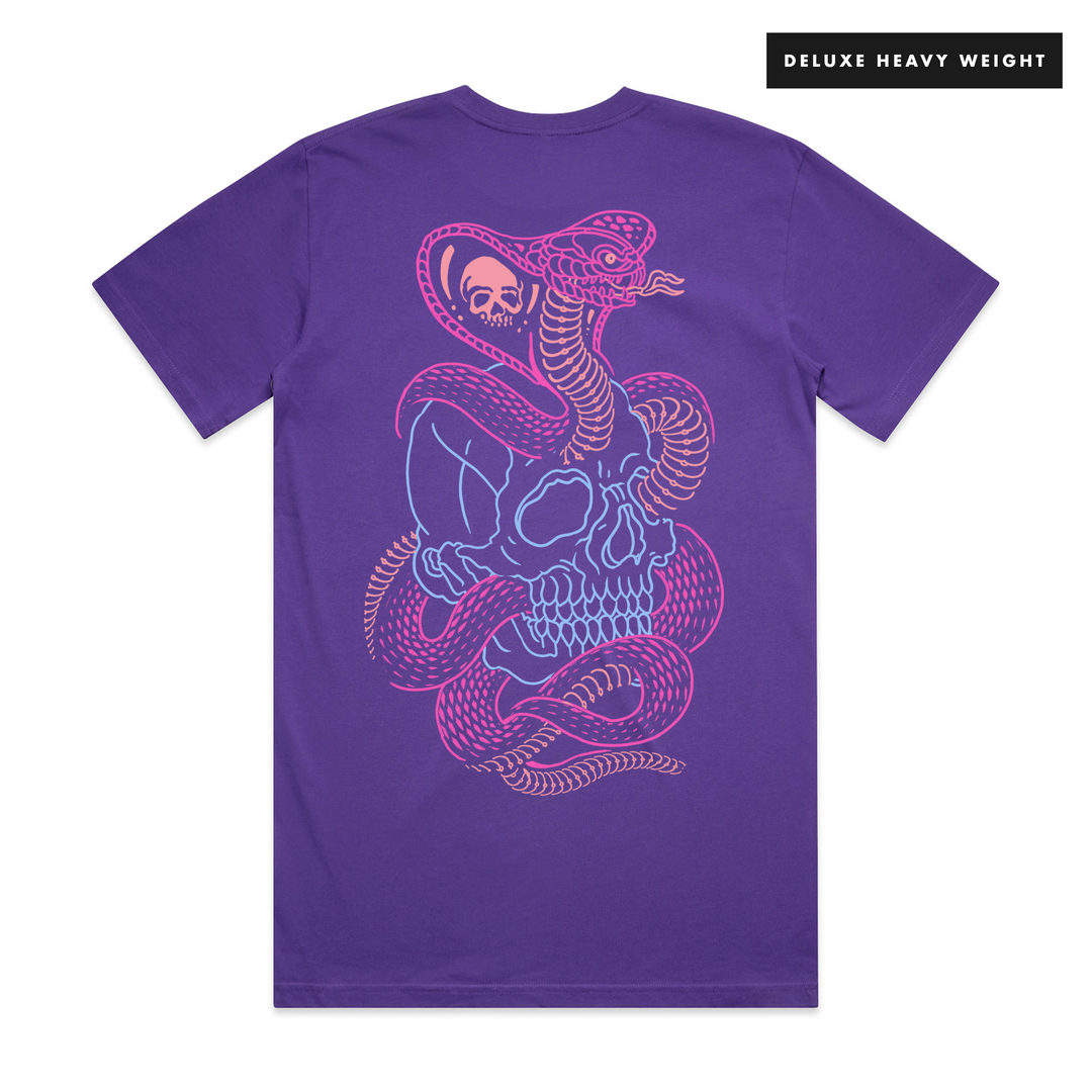 PURPLE REIGN - FRONT & BACK T-SHIRT - DELUXE HEAVY