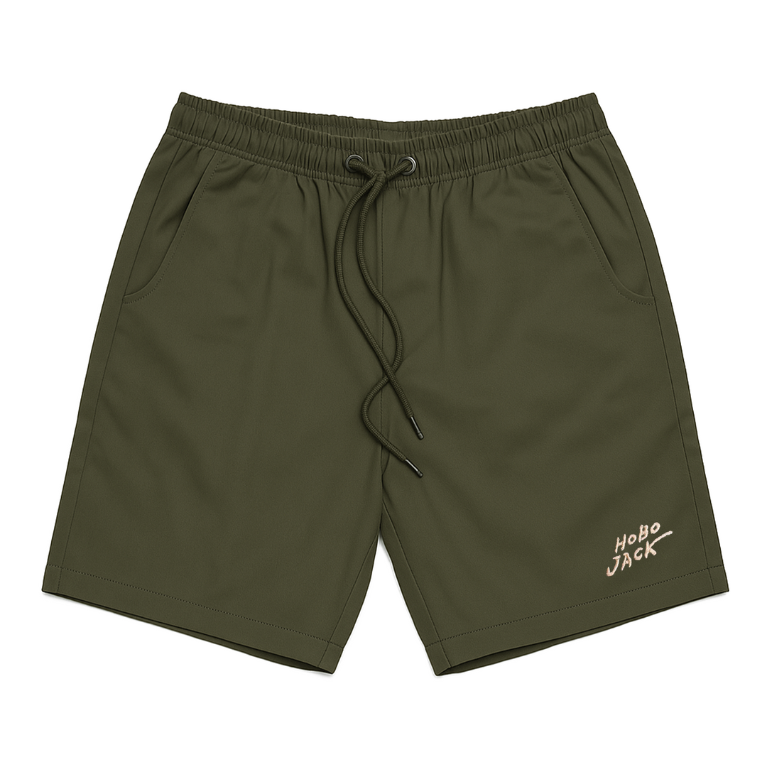 STAPLE WALK SHORTS - MILITARY