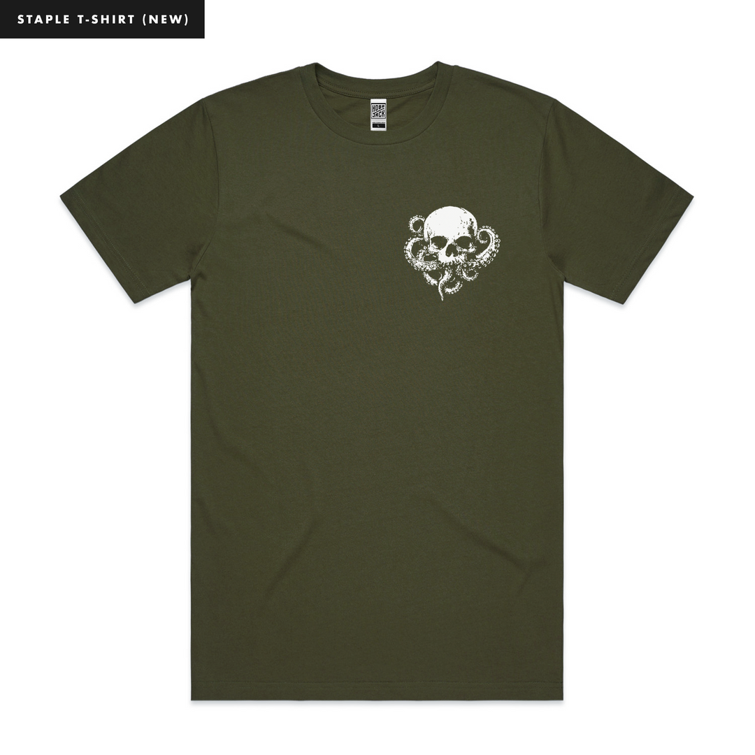 THE JACKEN - MILITARY POCKET T-SHIRT - NEW STAPLE
