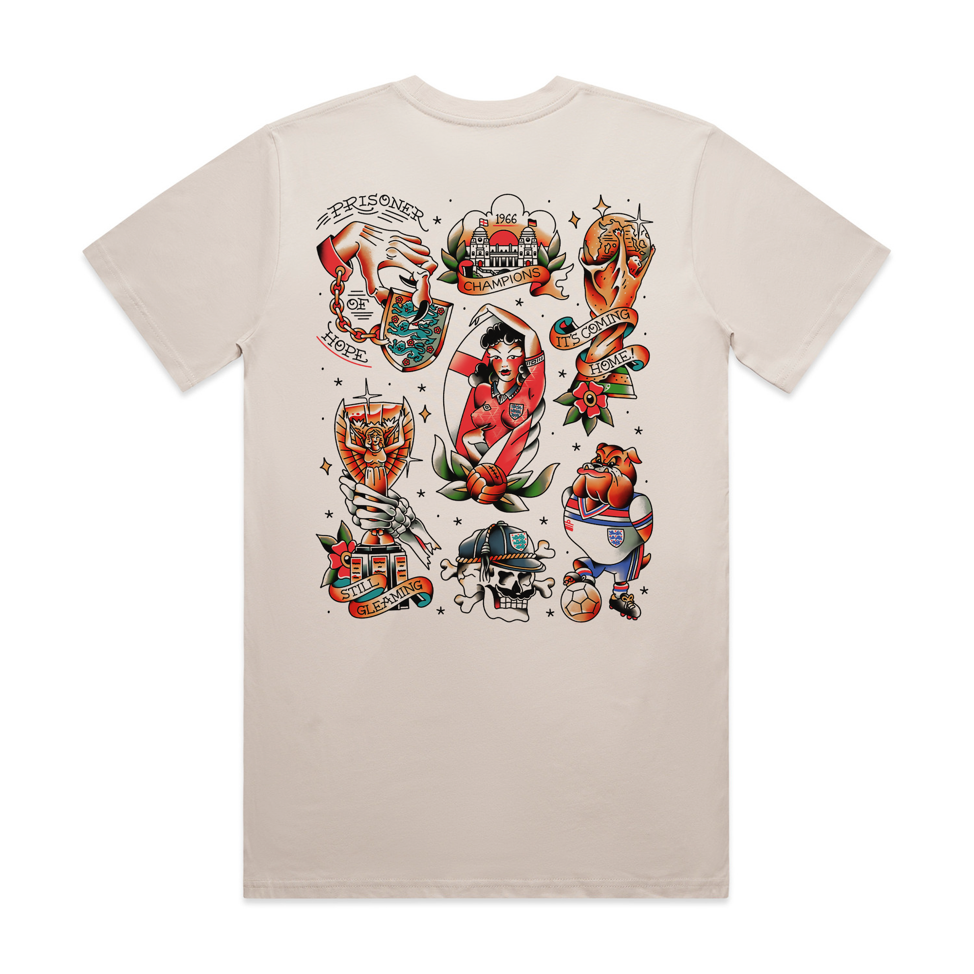19666 - BONE T-SHIRT | LIMITED EDITION 1/66