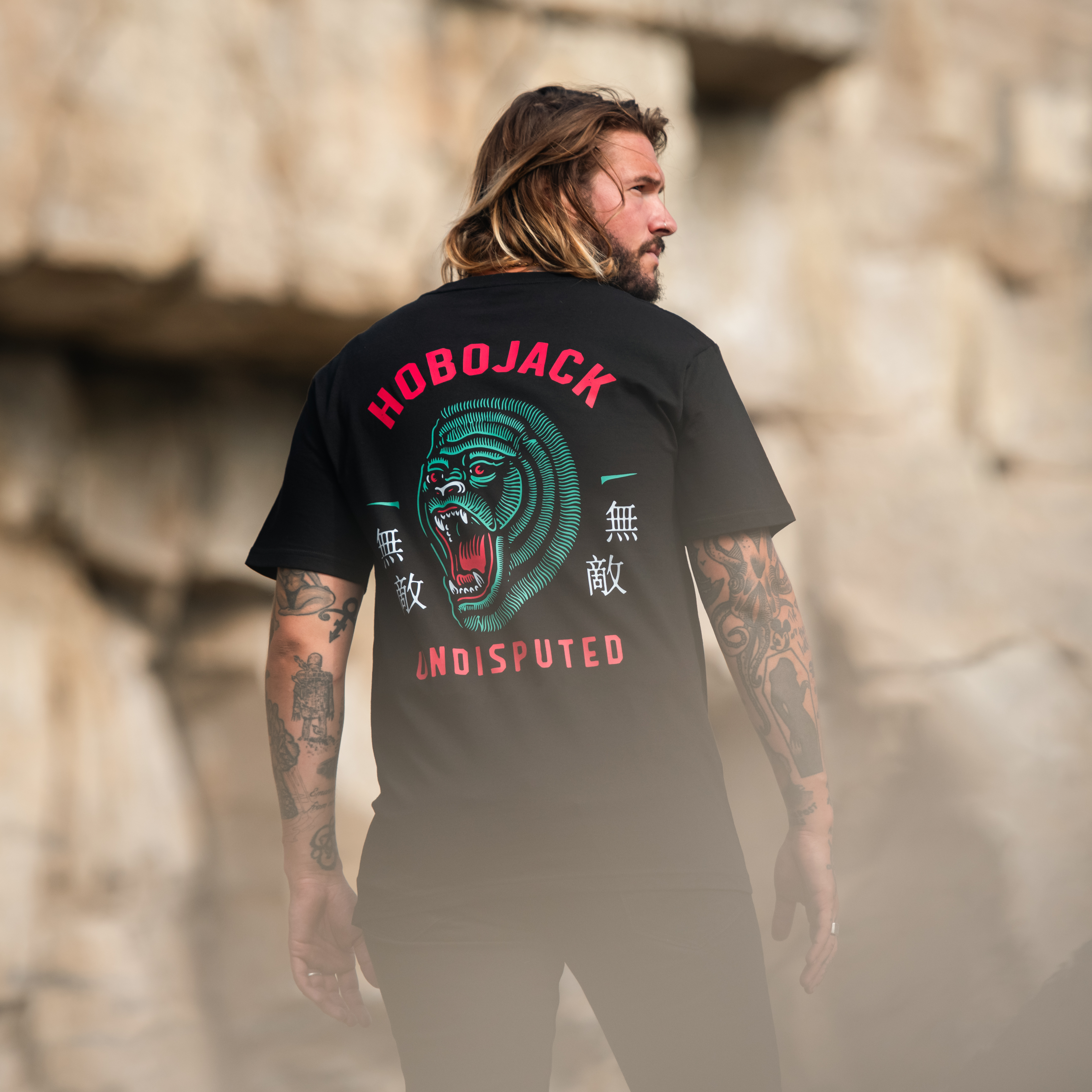 UNDISPUTED FRONT & BACK - BLACK T-SHIRT