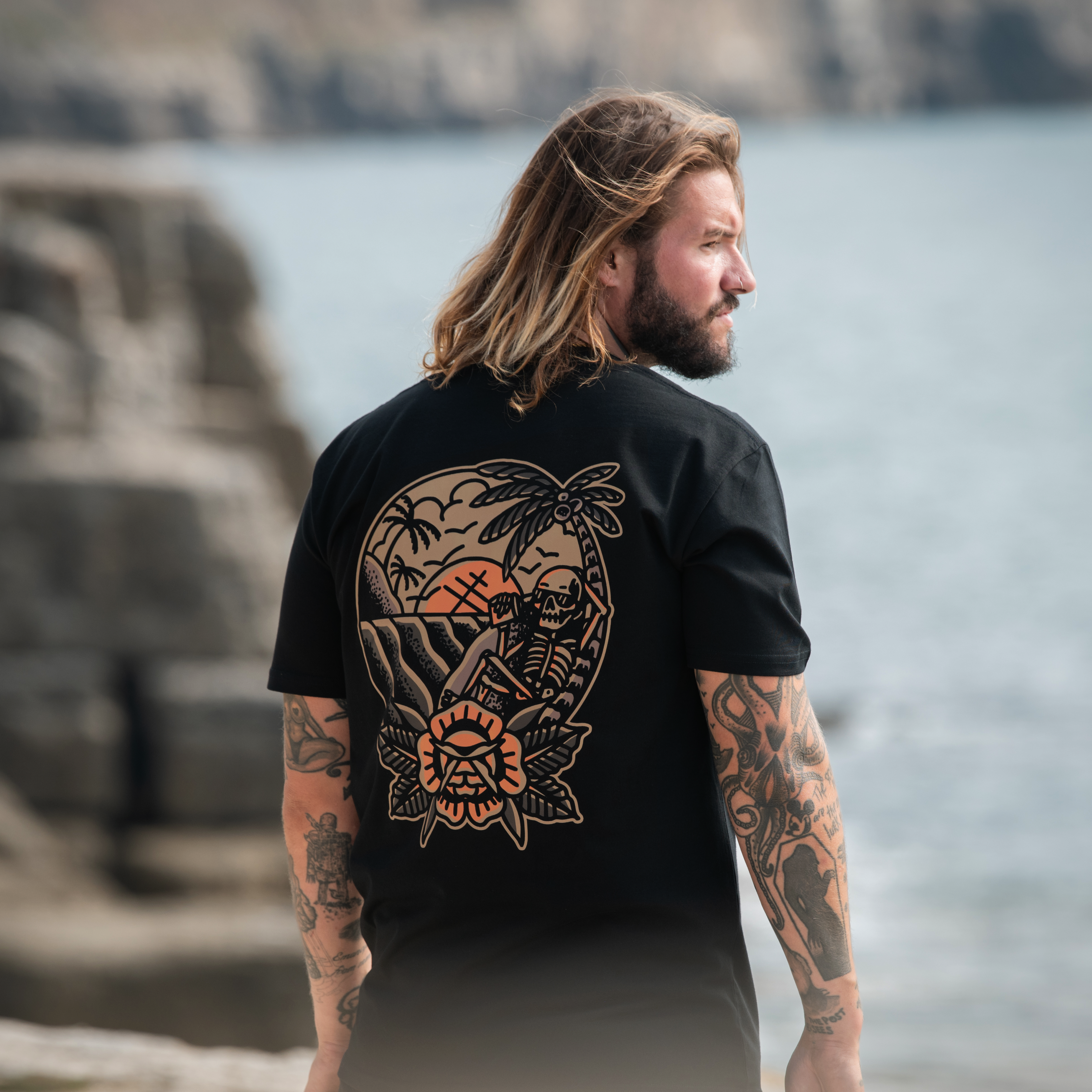 LAZY DAYS - FRONT & BACK T-SHIRT