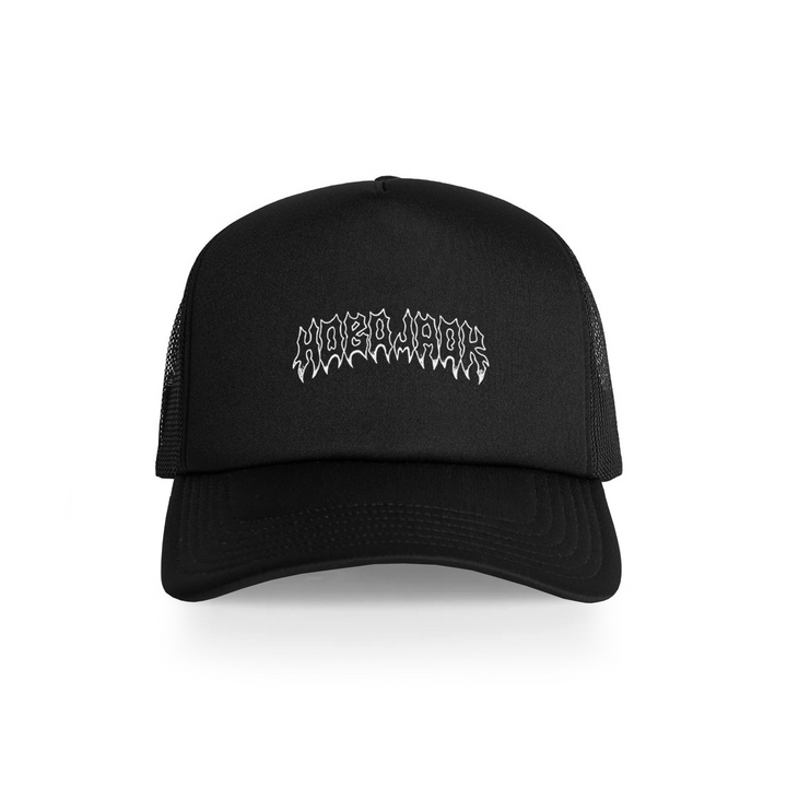 BAND LOGO FOAM TRUCKER - BLACK