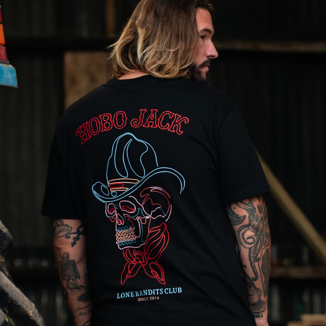 LONE BANDITS CLUB - BLACK T-SHIRT - NEW STAPLE