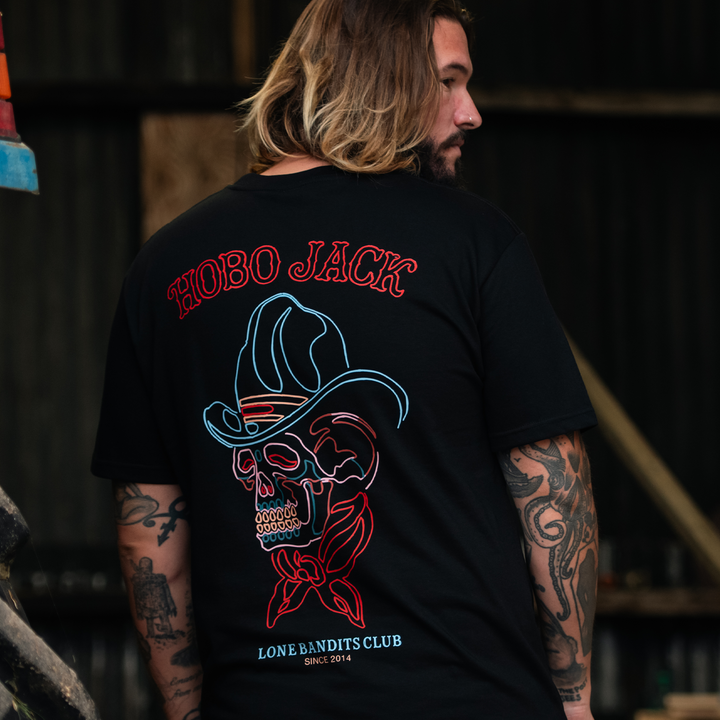 LONE BANDITS CLUB - BLACK T-SHIRT - NEW STAPLE