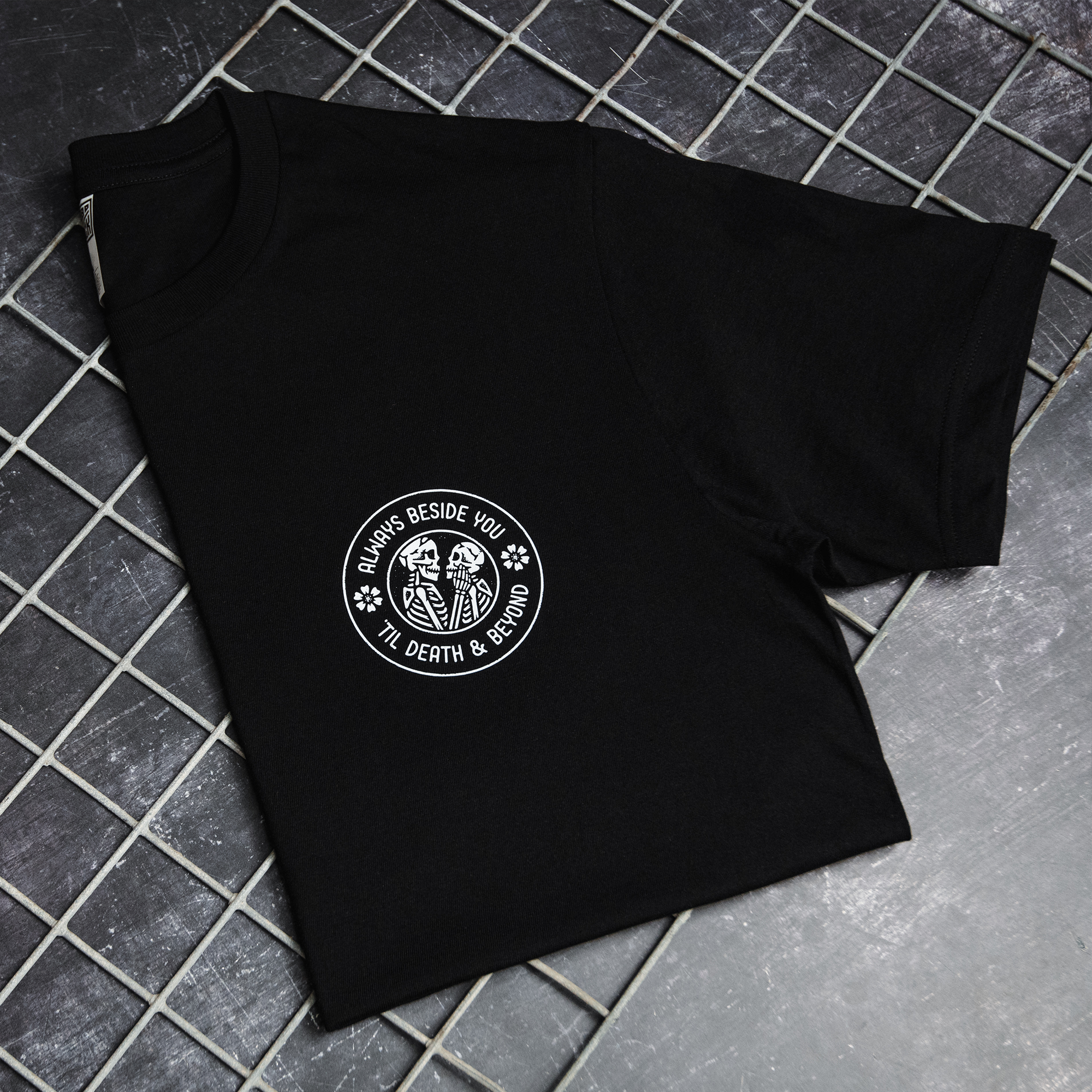 TIL DEATH - BLACK POCKET T-SHIRT