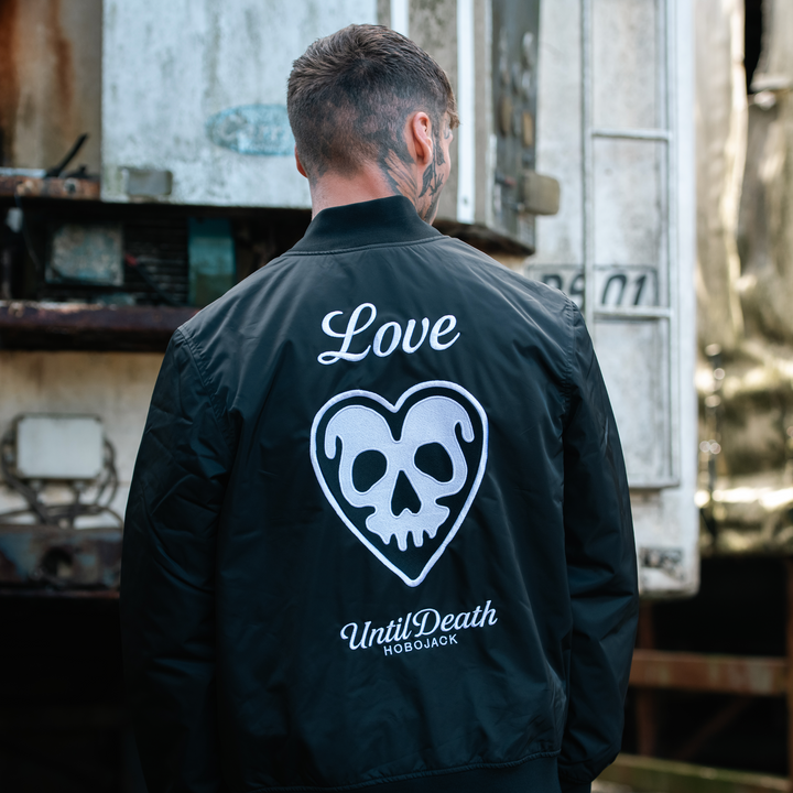 LOVE UNTIL DEATH COLLEGE BOMBER JACKET - LIMITED EDITION 1/20