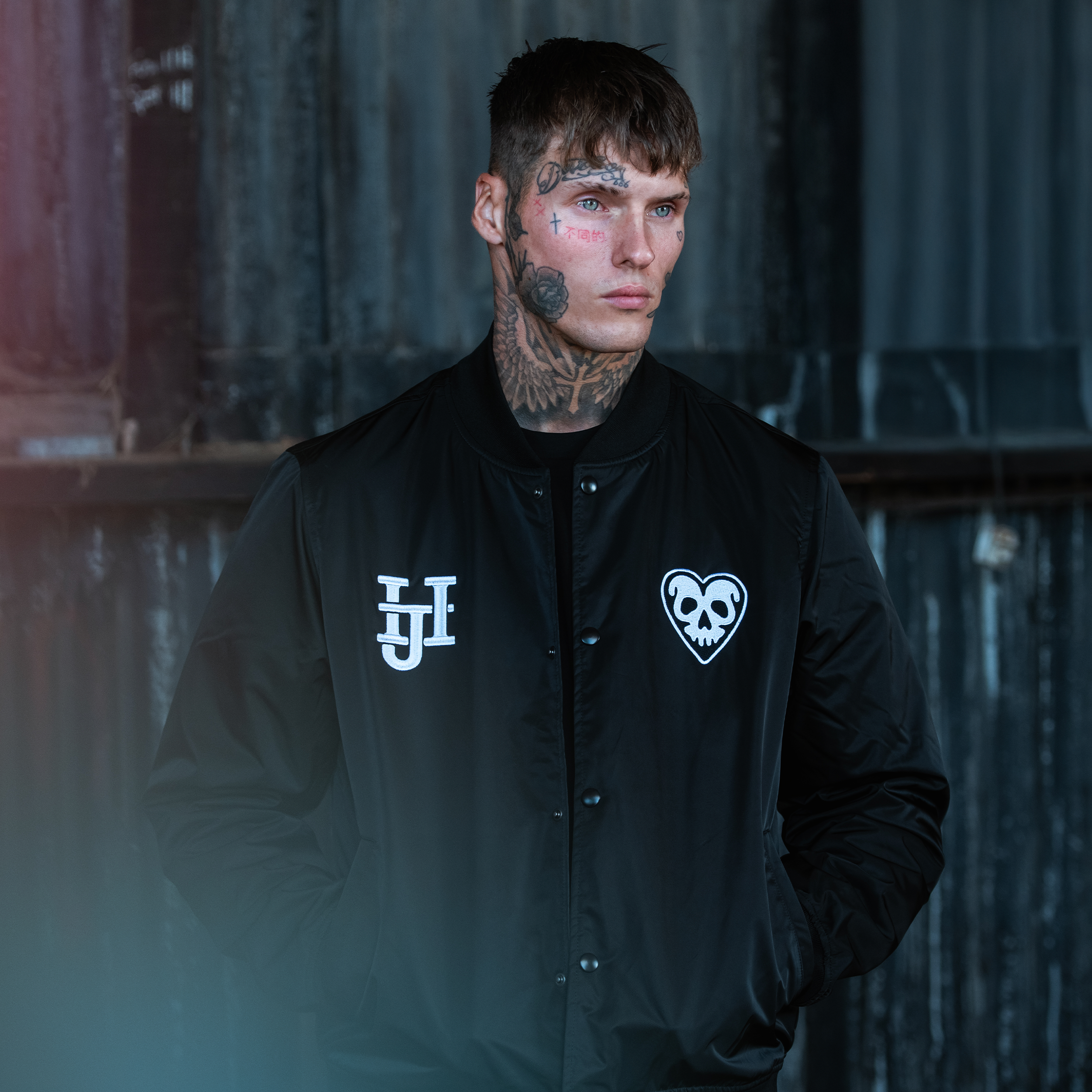 HEARTBREAK COLLEGE BOMBER JACKET - STAPLE