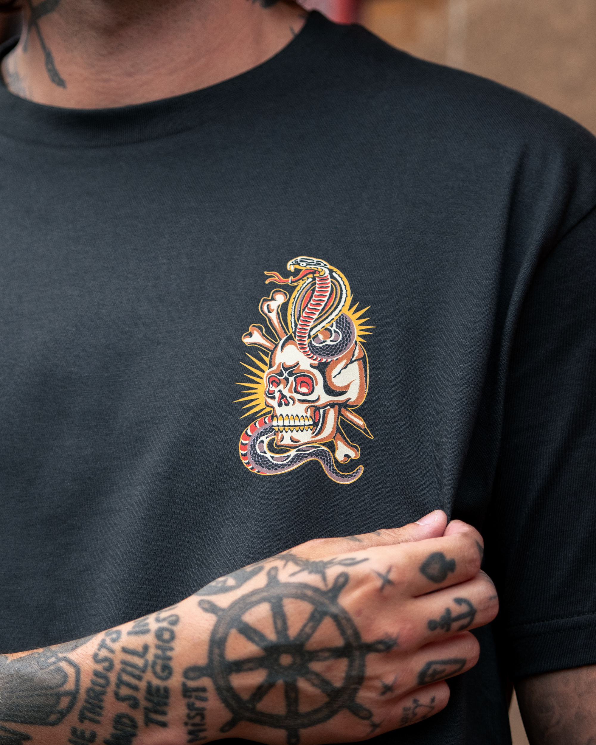 BONE CRUSHER - COAL T-SHIRT-4