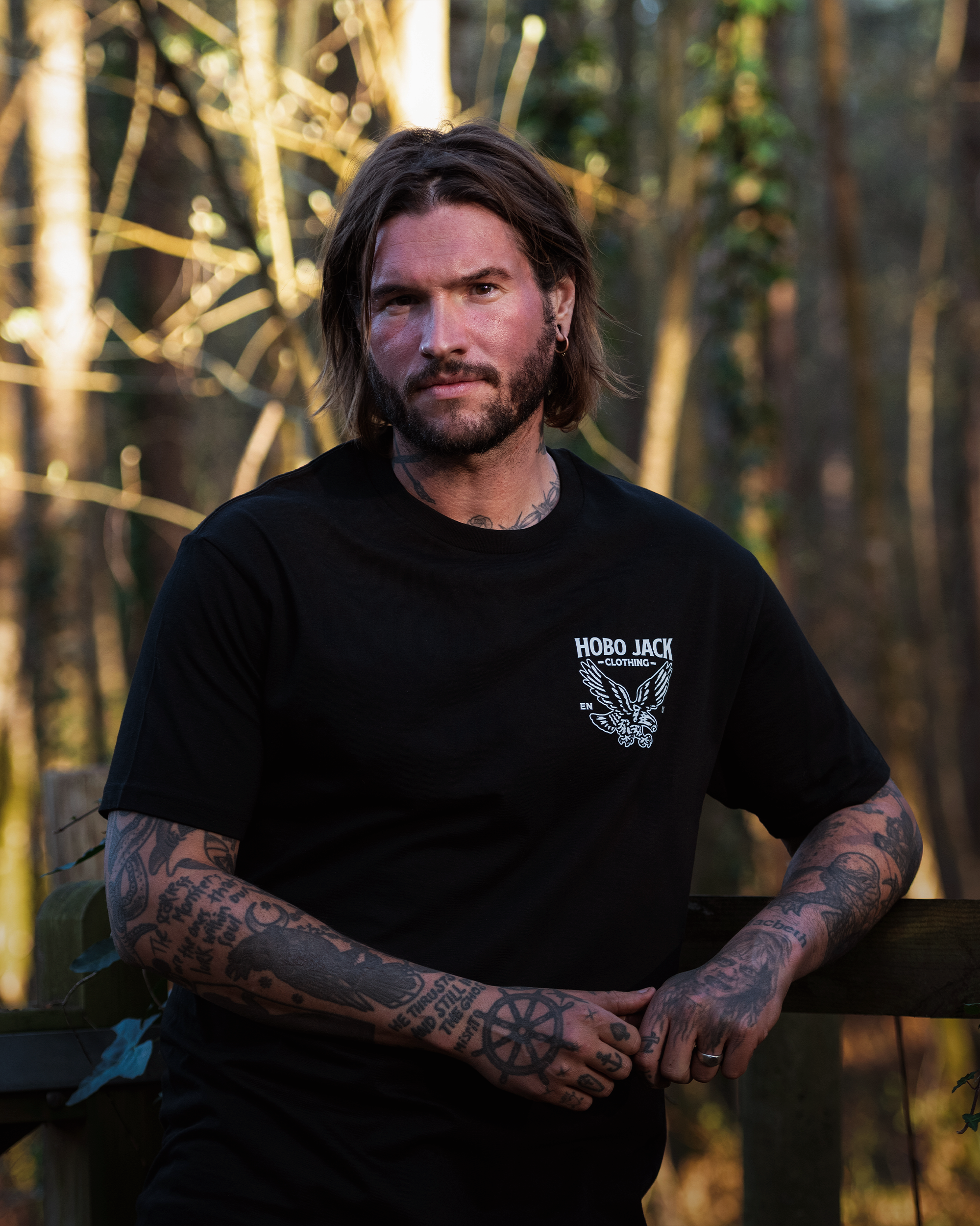 BORN FREE - BLACK T-SHIRT-4
