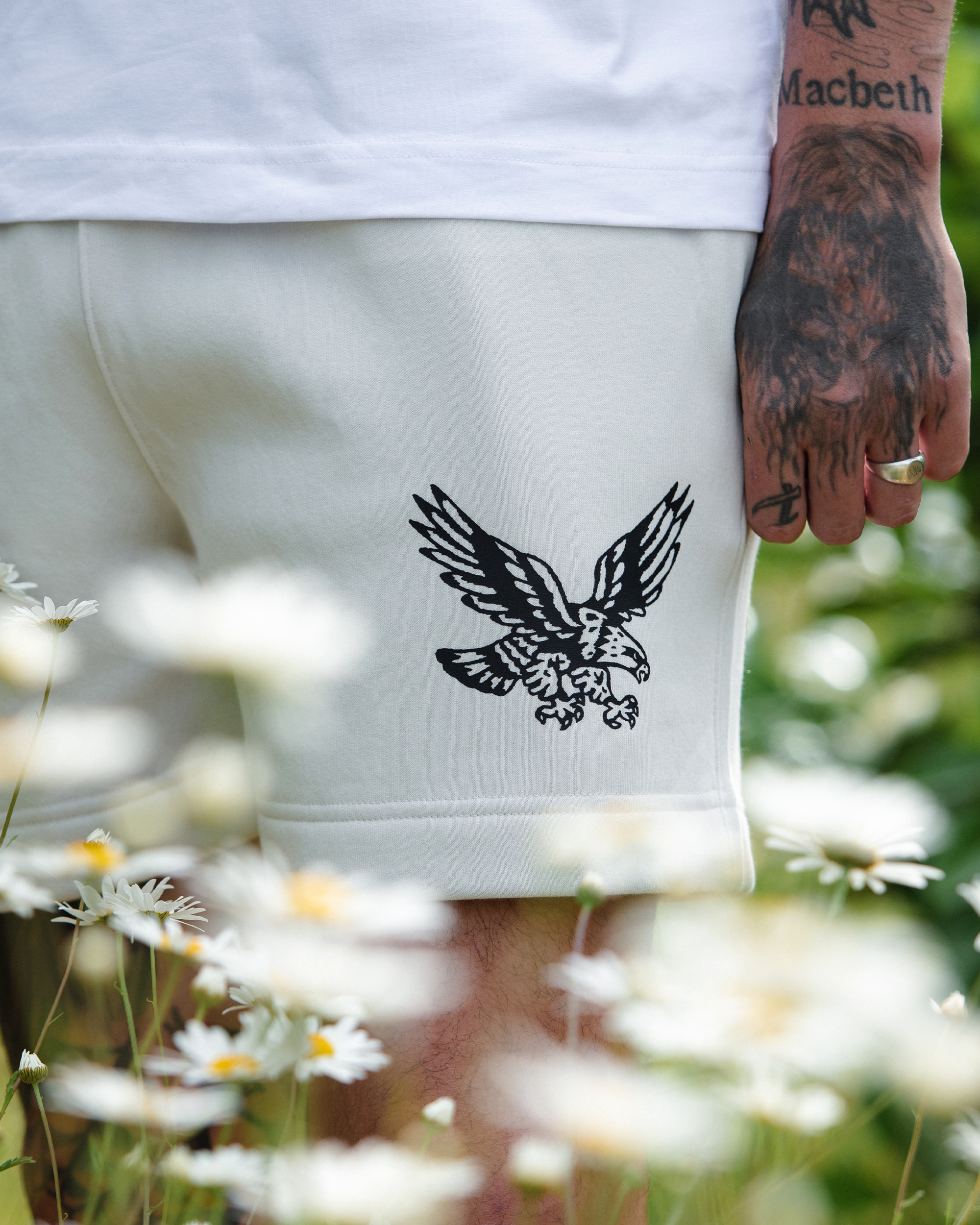 BORN FREE - BONE TRACK SHORTS