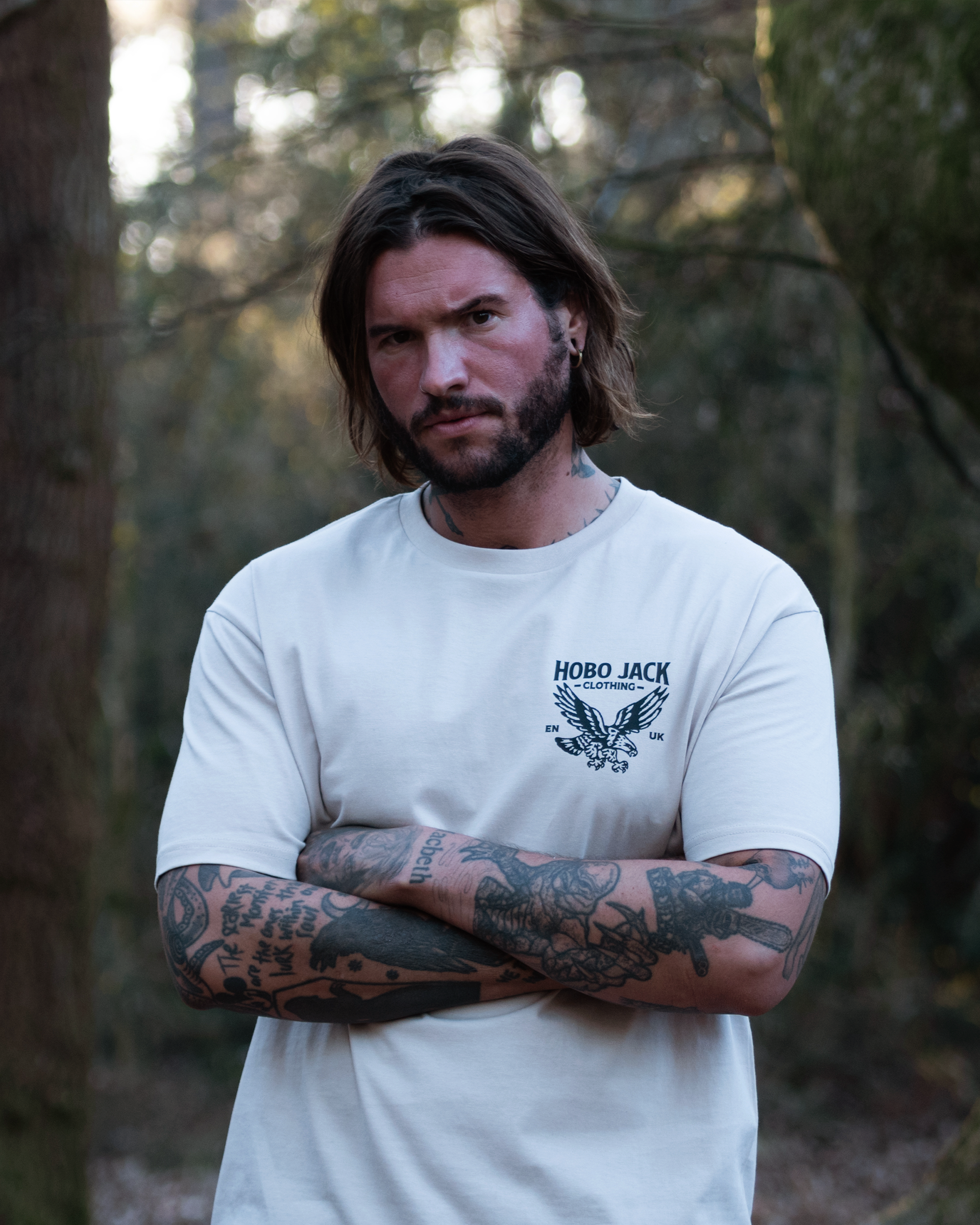 BORN FREE - BONE T-SHIRT-4