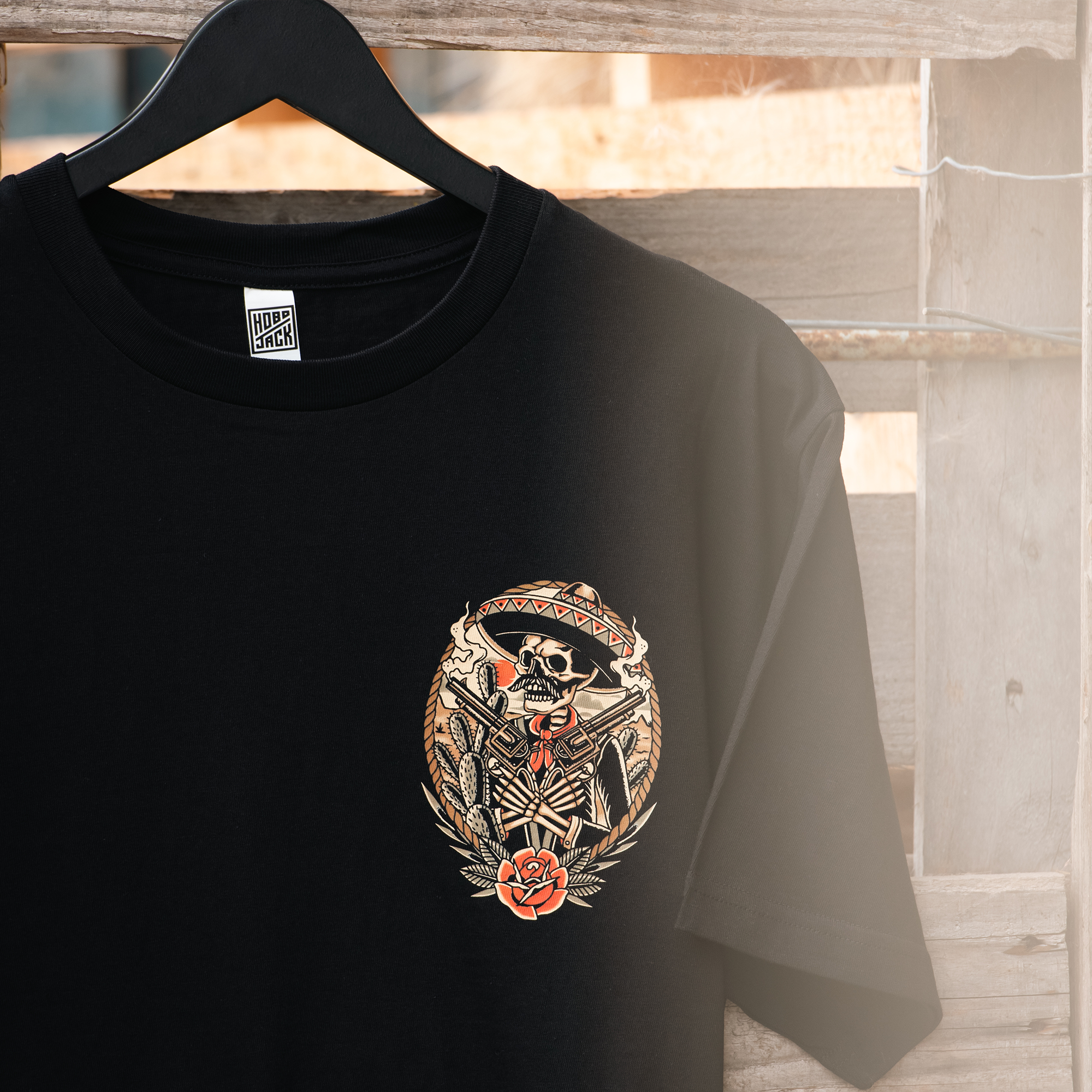 CACTUS JACK - BLACK POCKET T-SHIRT