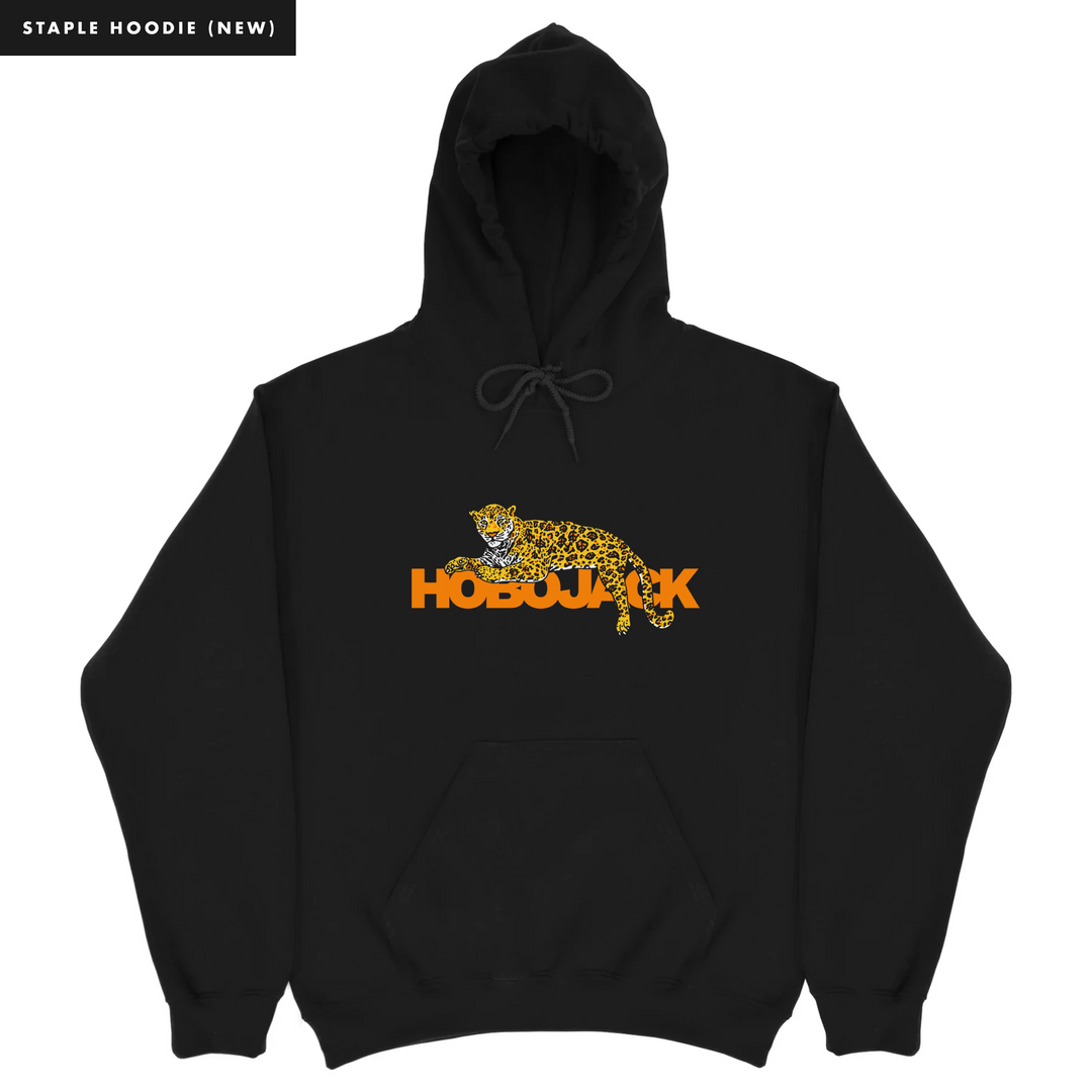 CHEETAH - BLACK HOODIE - NEW STAPLE