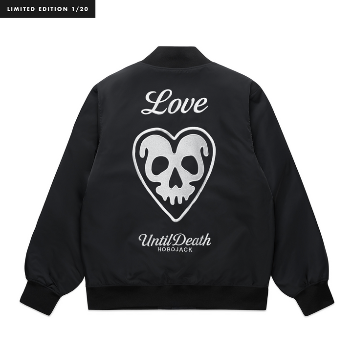 LOVE UNTIL DEATH COLLEGE BOMBER JACKET - LIMITED EDITION 1/20