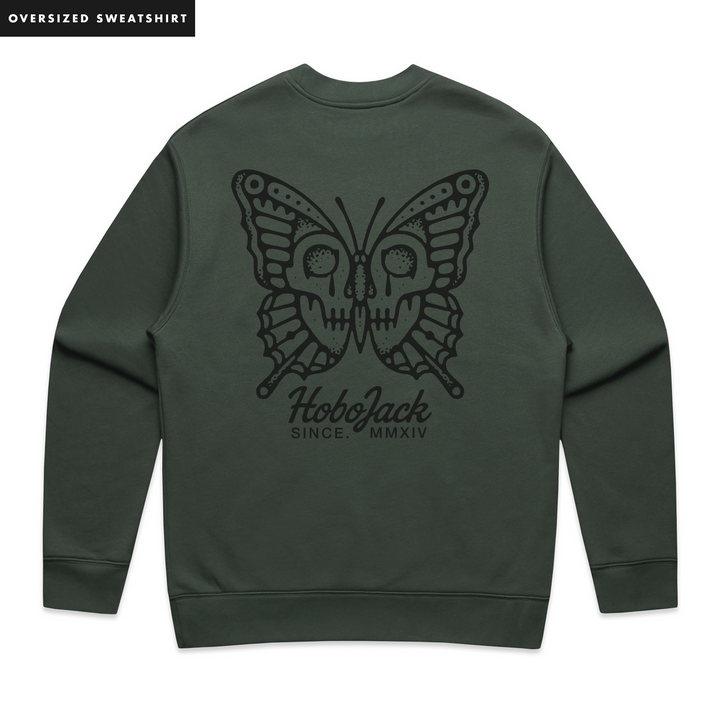 DEAD WINGS RELAX CYPRESS CREW - OVERSIZED FIT