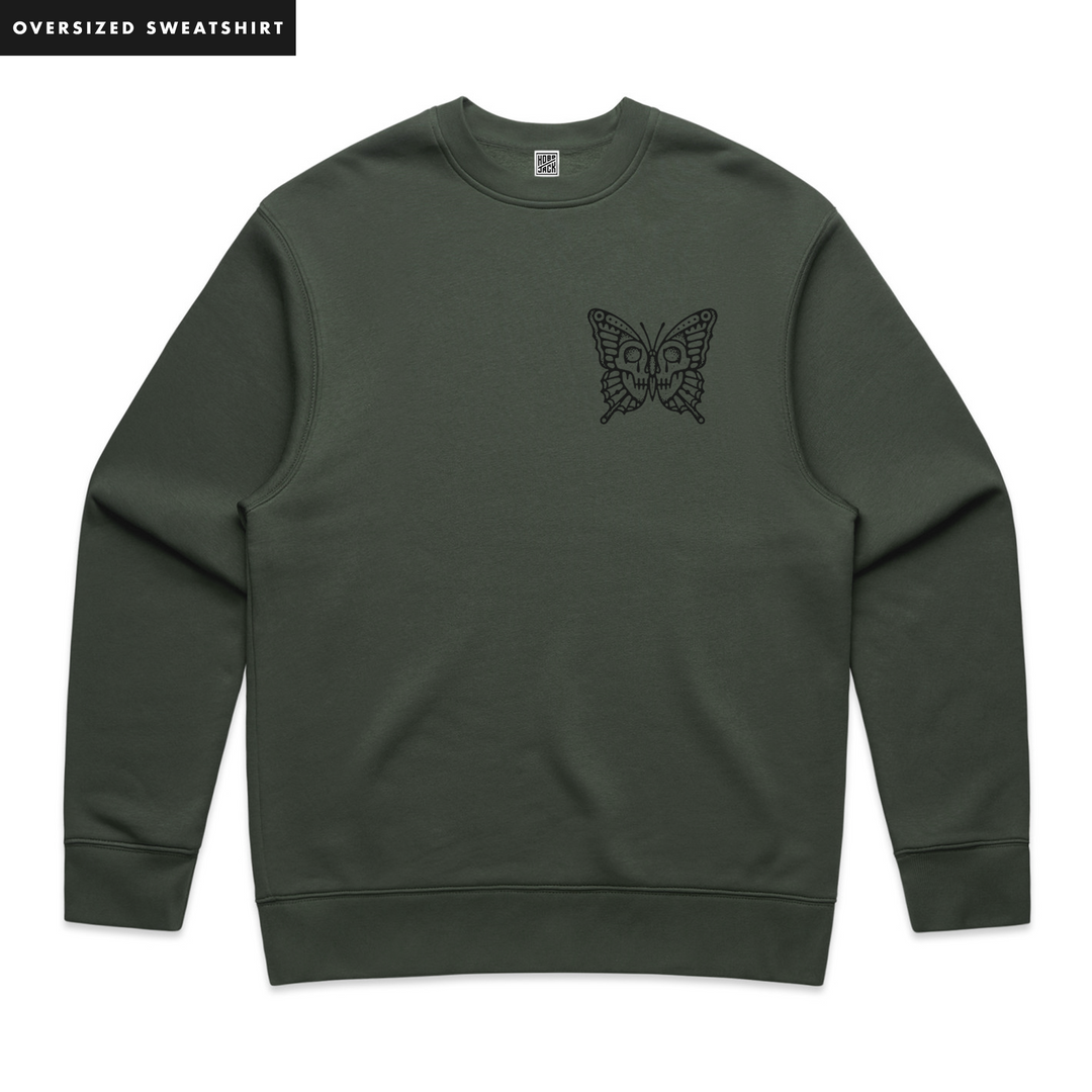 DEAD WINGS RELAX CYPRESS CREW - OVERSIZED FIT
