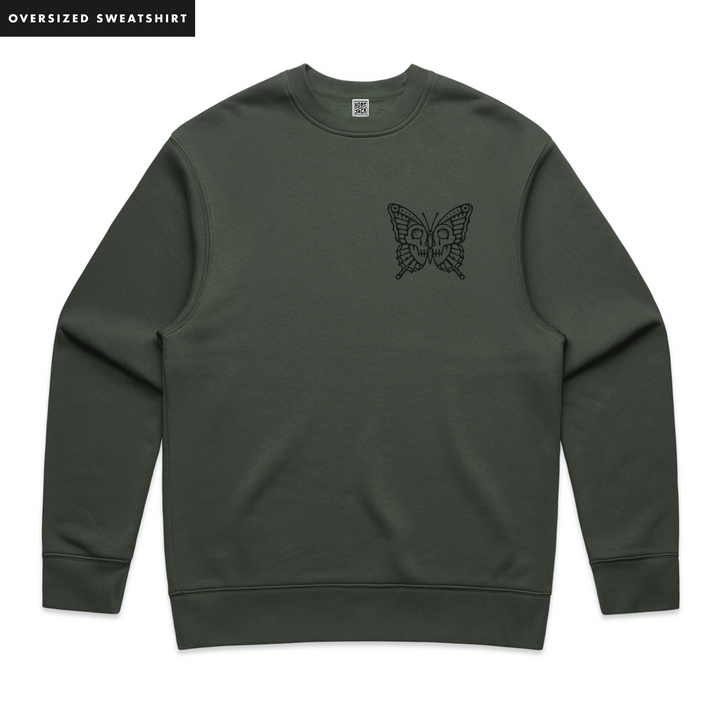 DEAD WINGS RELAX CYPRESS CREW - OVERSIZED FIT