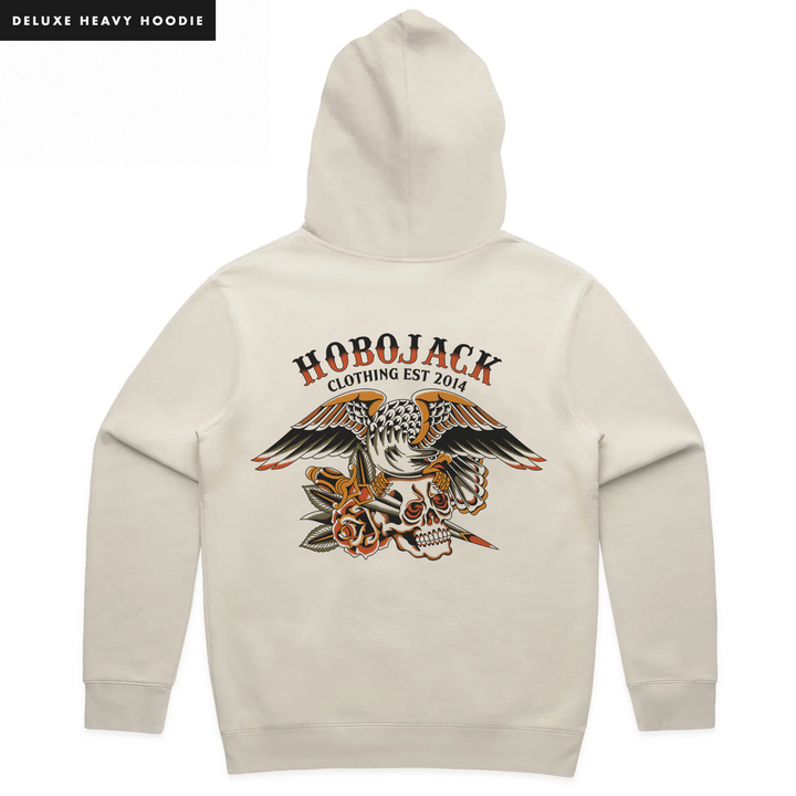 DEATHWING - HEAVY HOODIE - ECRU