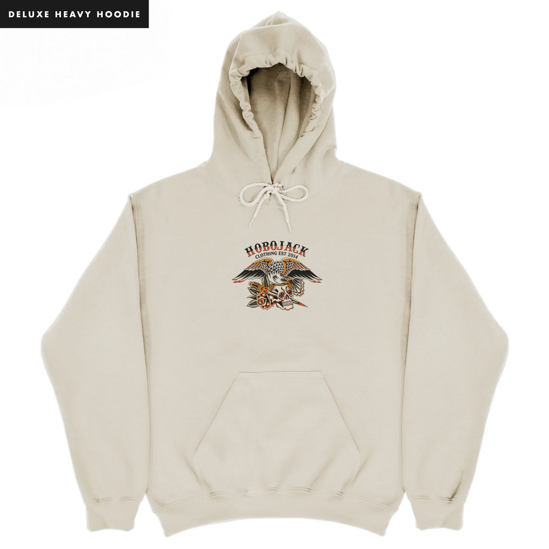 DEATHWING - HEAVY HOODIE - ECRU
