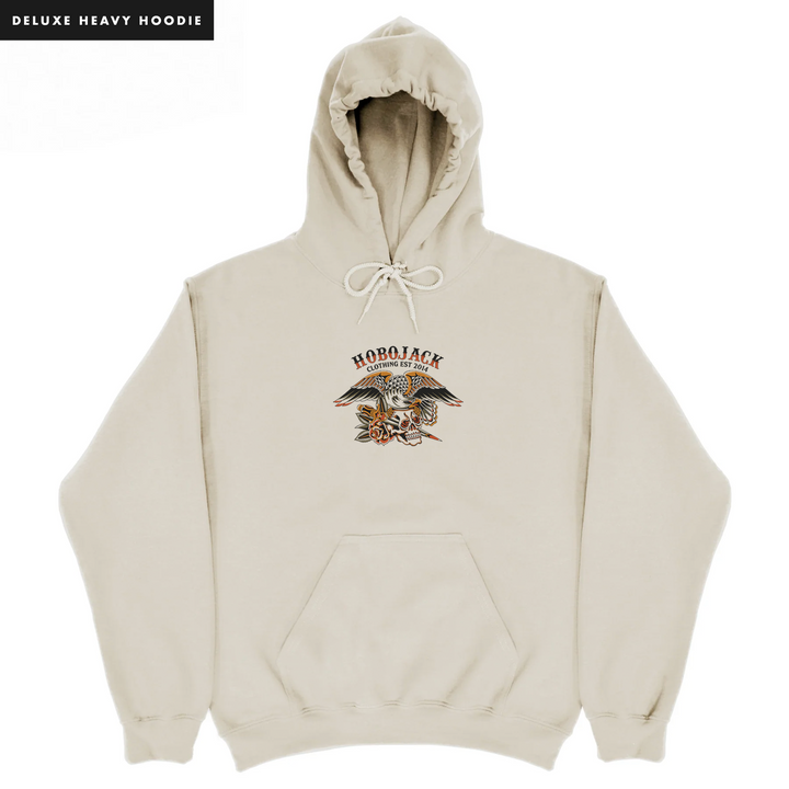 DEATHWING - HEAVY HOODIE - ECRU