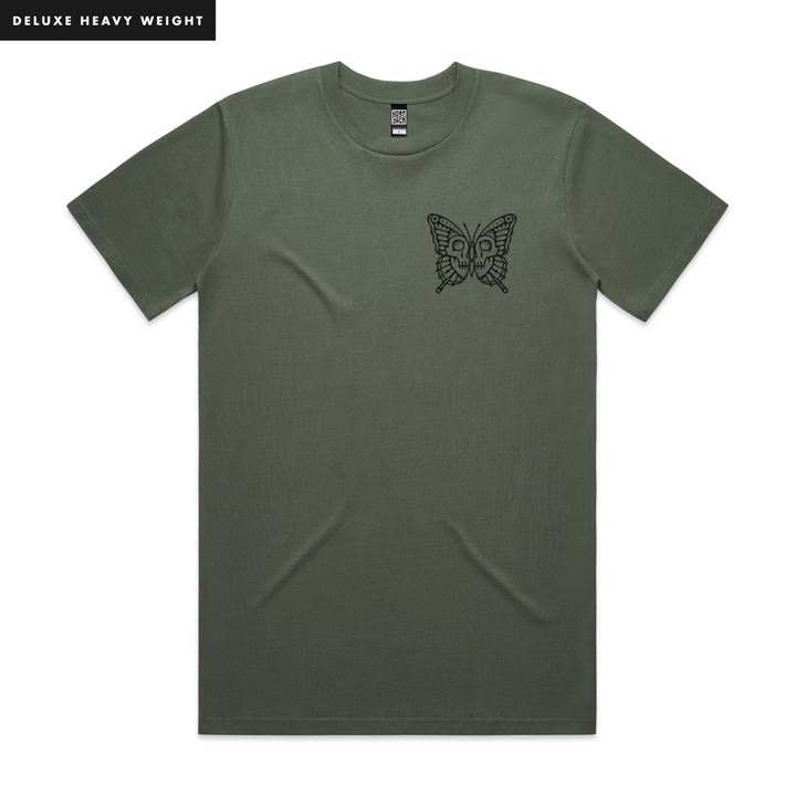 DEAD WINGS - FRONT & BACK - CYPRESS T-SHIRT - DELUXE HEAVY