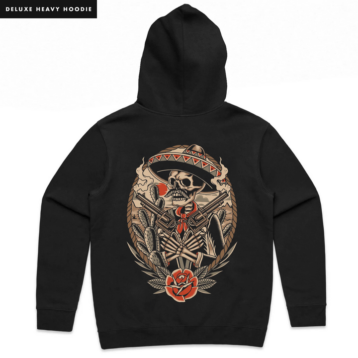DEATHSPERADO - HEAVY HOODIE - BLACK
