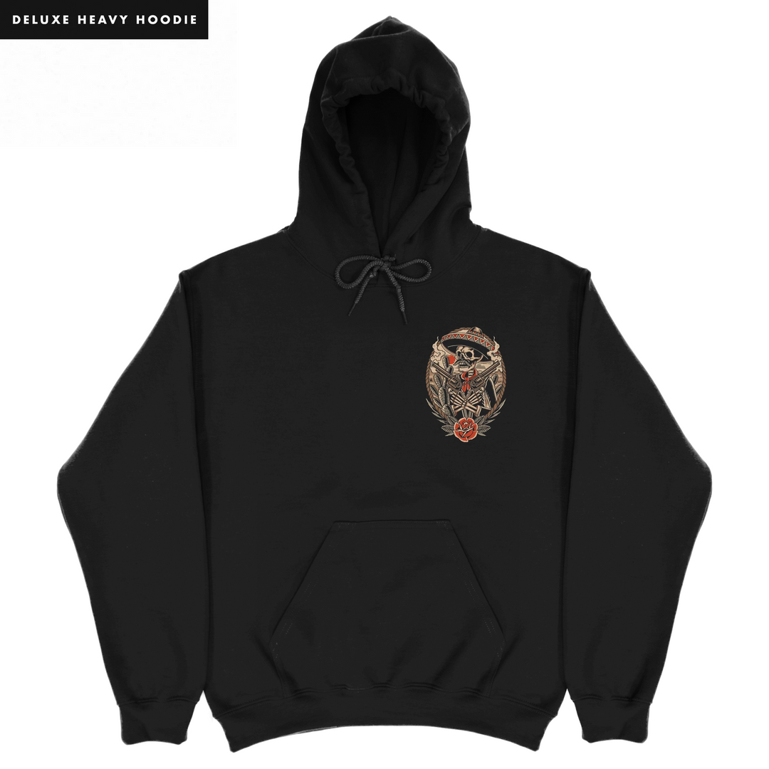 DEATHSPERADO - HEAVY HOODIE - BLACK