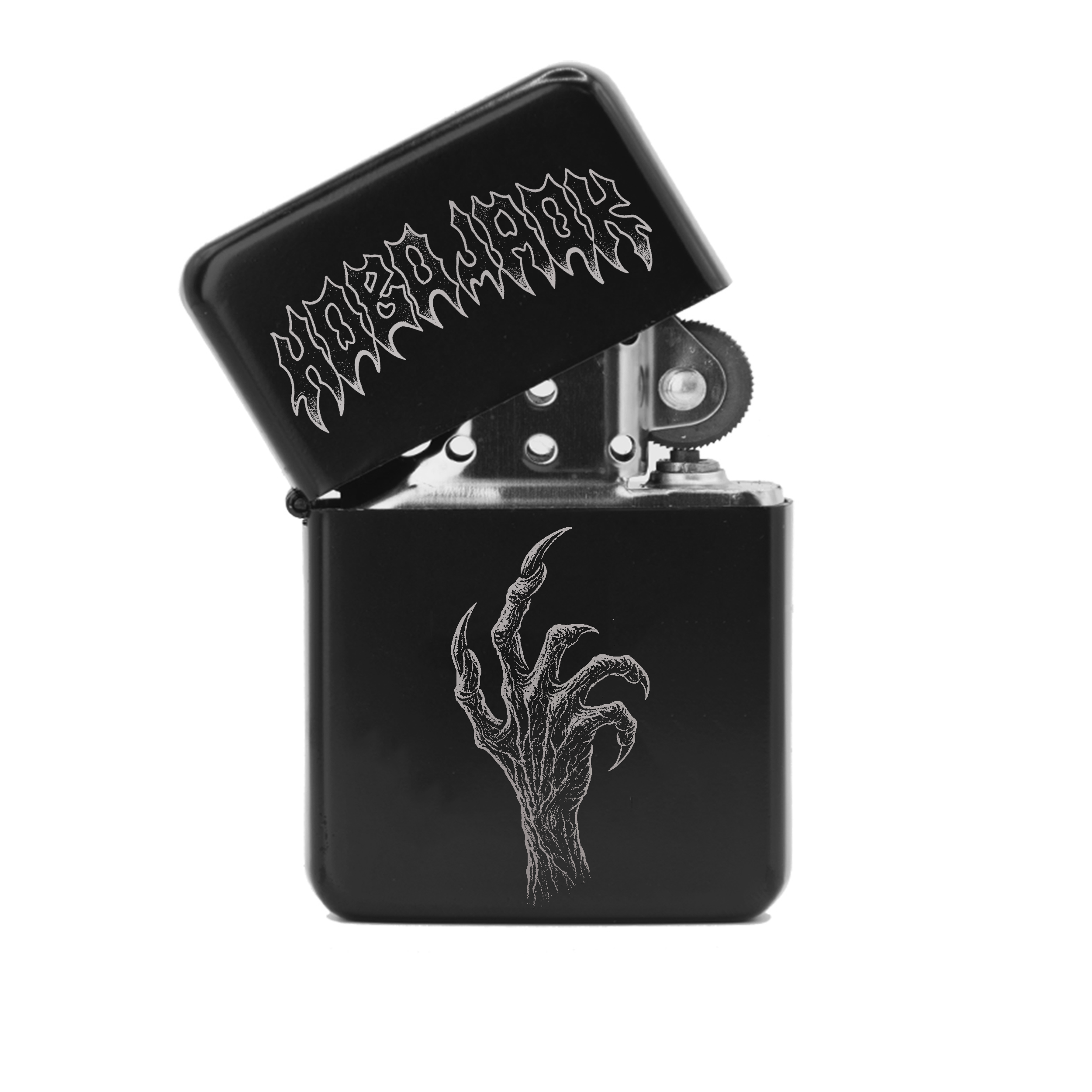 DEMON HAND - MATTE BLACK METAL LIGHTER-2
