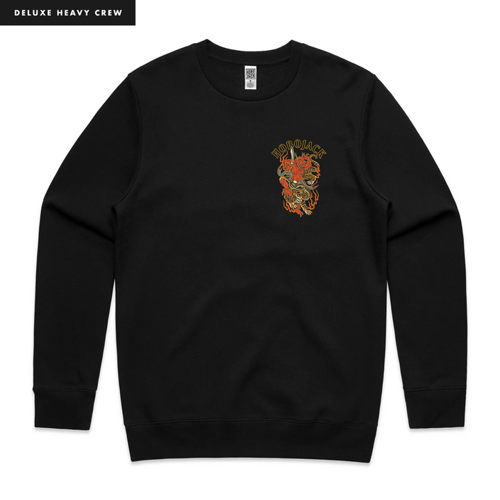 DEMON DUEL BLACK SWEATSHIRT - DELUXE HEAVY