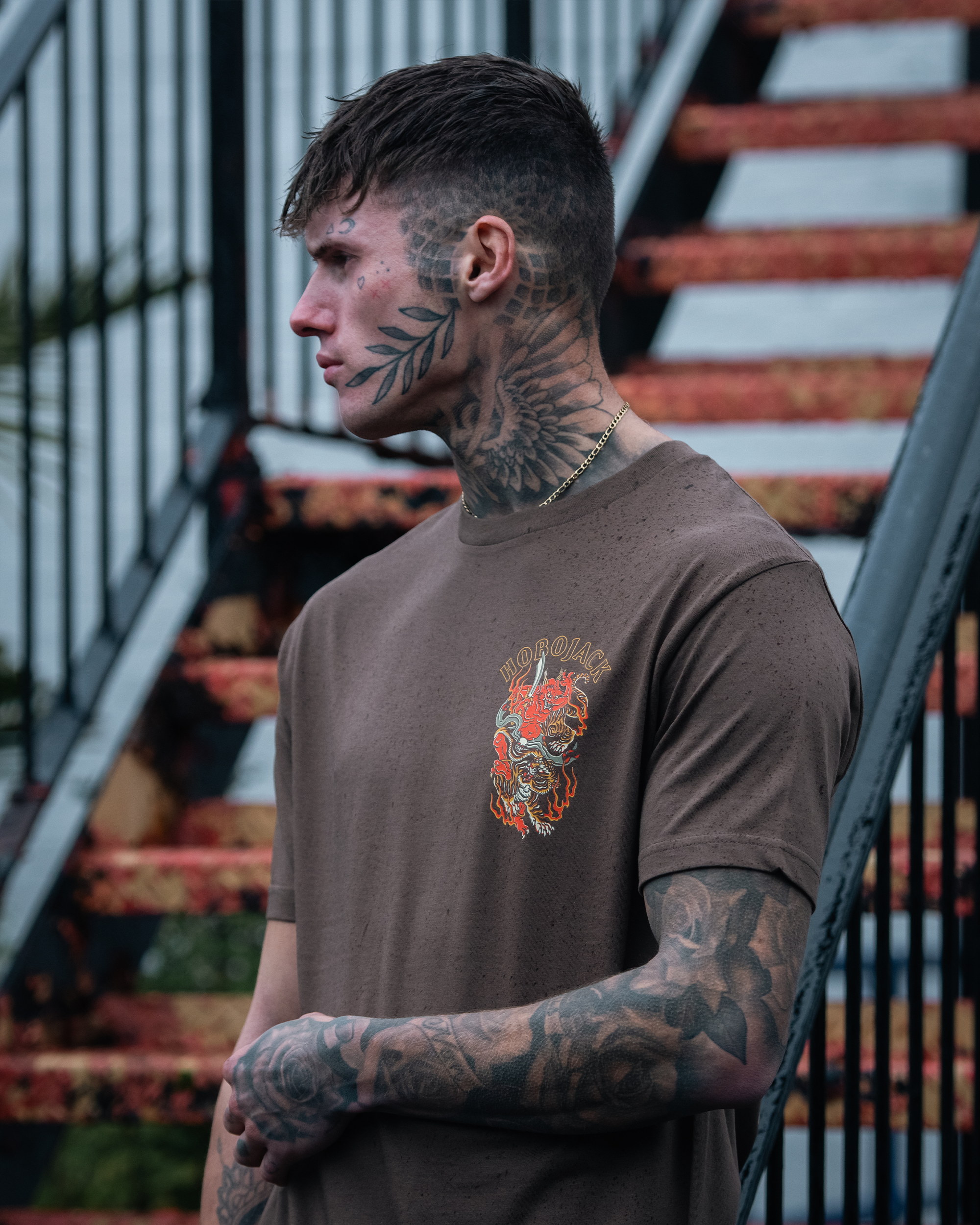 DEMON DUEL - WALNUT T-SHIRT-4