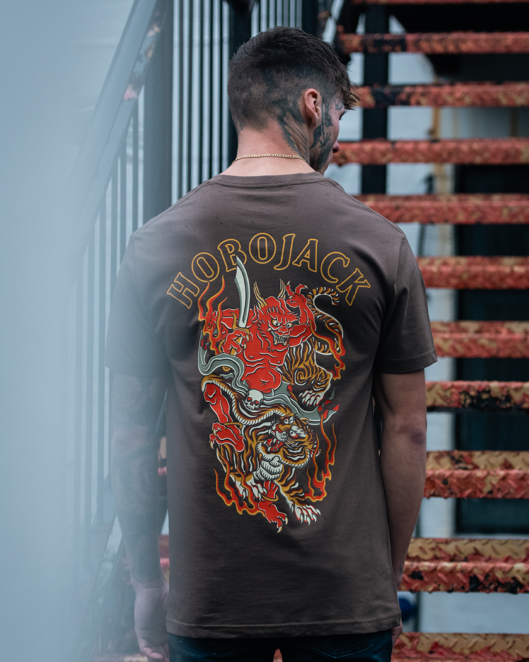 DEMON DUEL - WALNUT T-SHIRT - NEW STAPLE