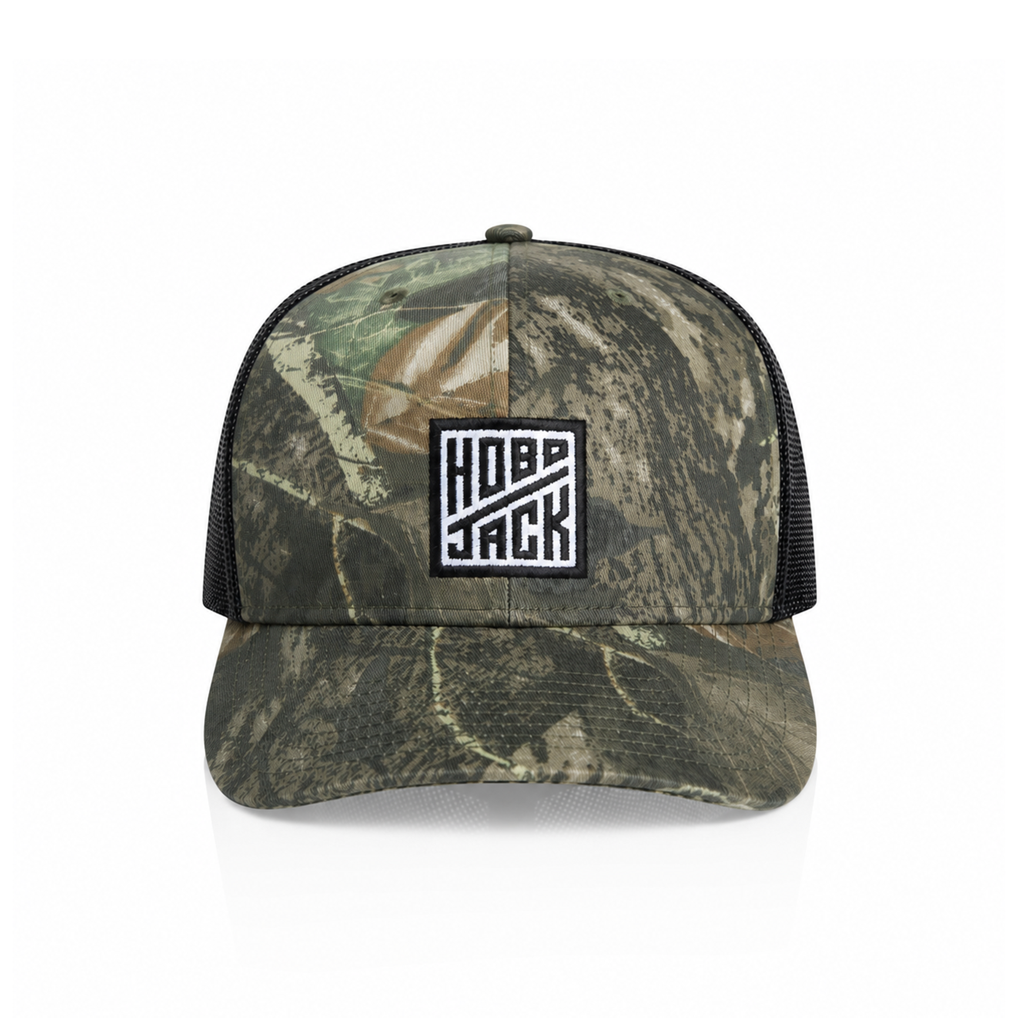 EMBLEM TRUCKER CAP DELUXE - TREE CAMO-1