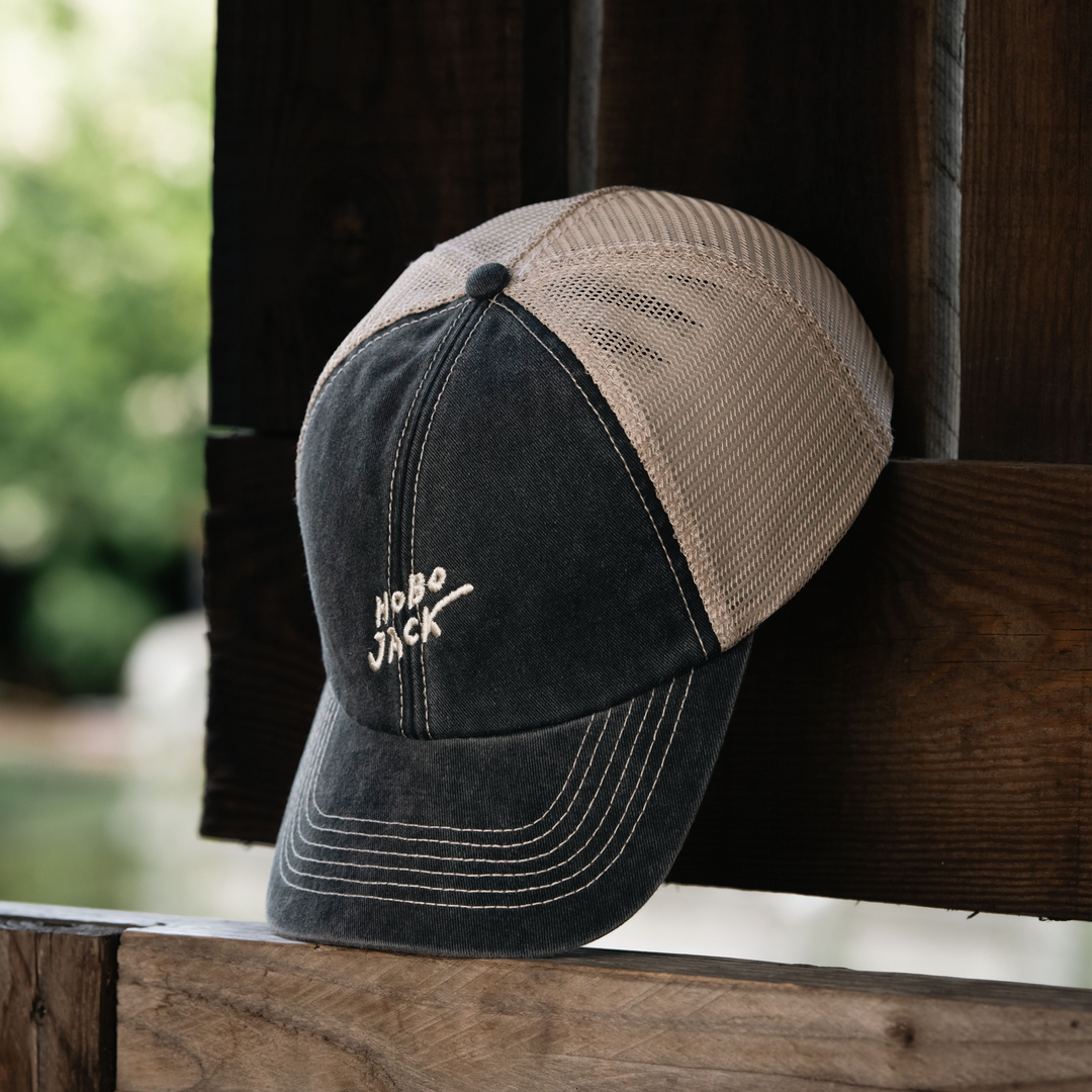 STAPLE FADED TRUCKER - BLACK