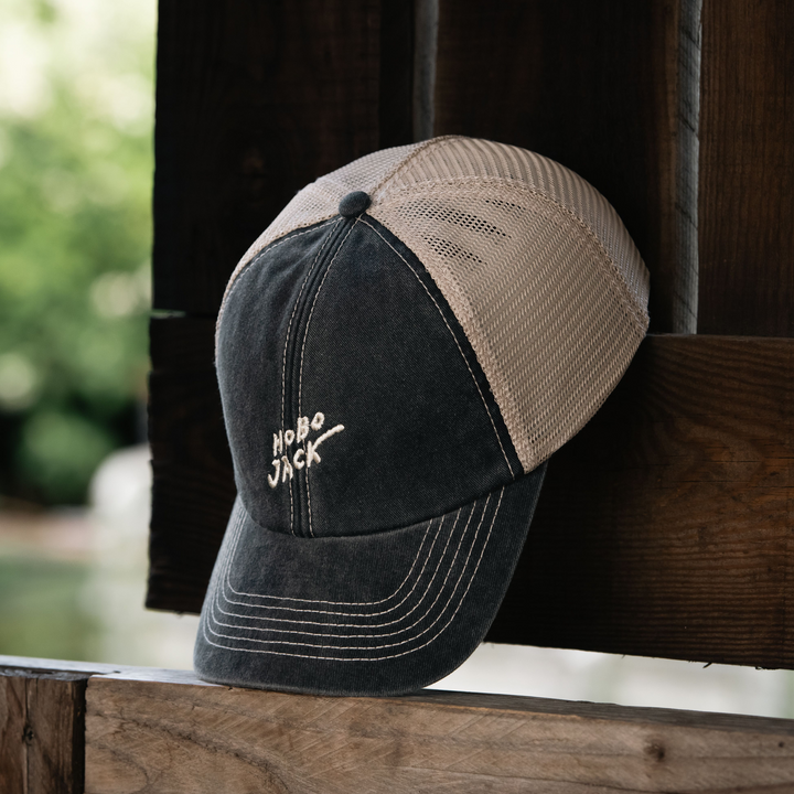 STAPLE FADED TRUCKER - BLACK
