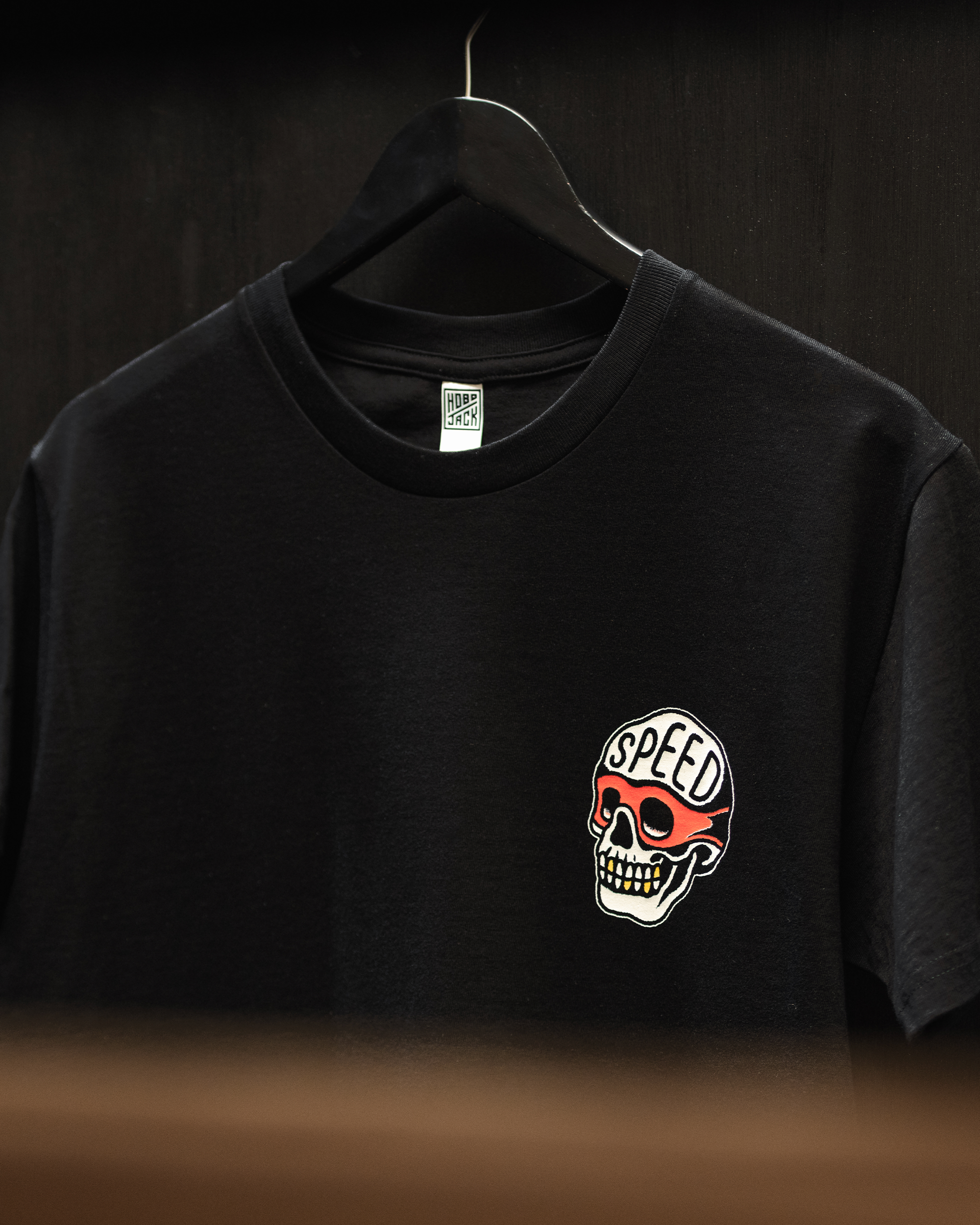 FAST JACK - BLACK POCKET T-SHIRT