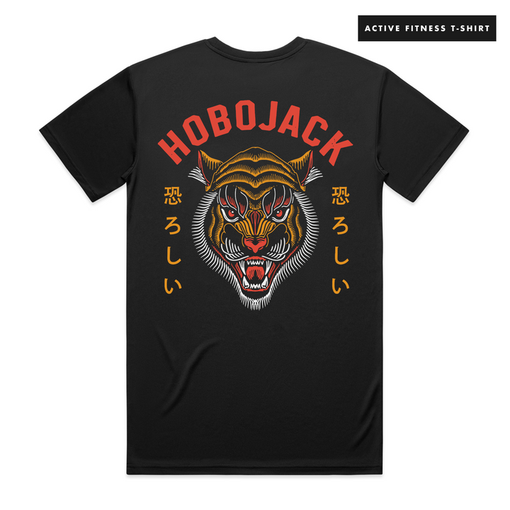 FEARSOME TIGER - ACTIVE T-SHIRT - HOBOJACK FITNESS