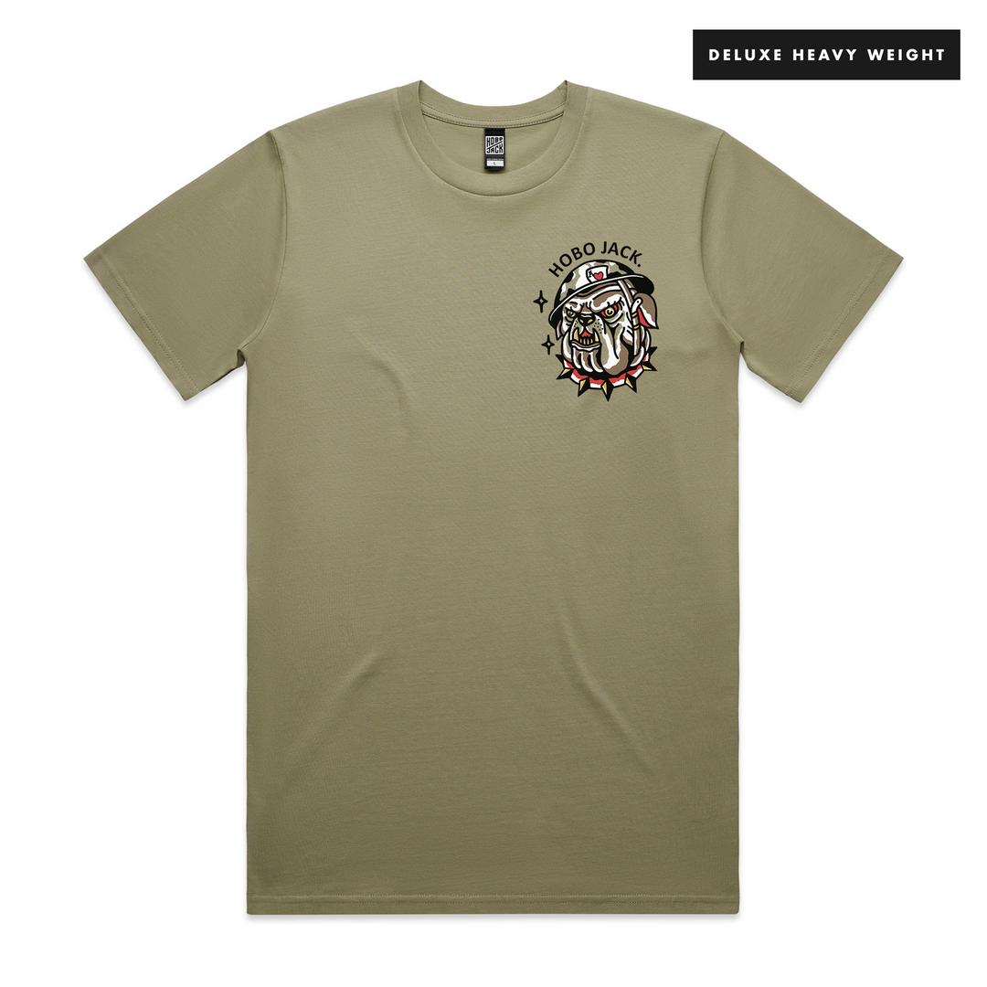 GRUMPY JACK - POCKET - SAFARI T-SHIRT - DELUXE HEAVY