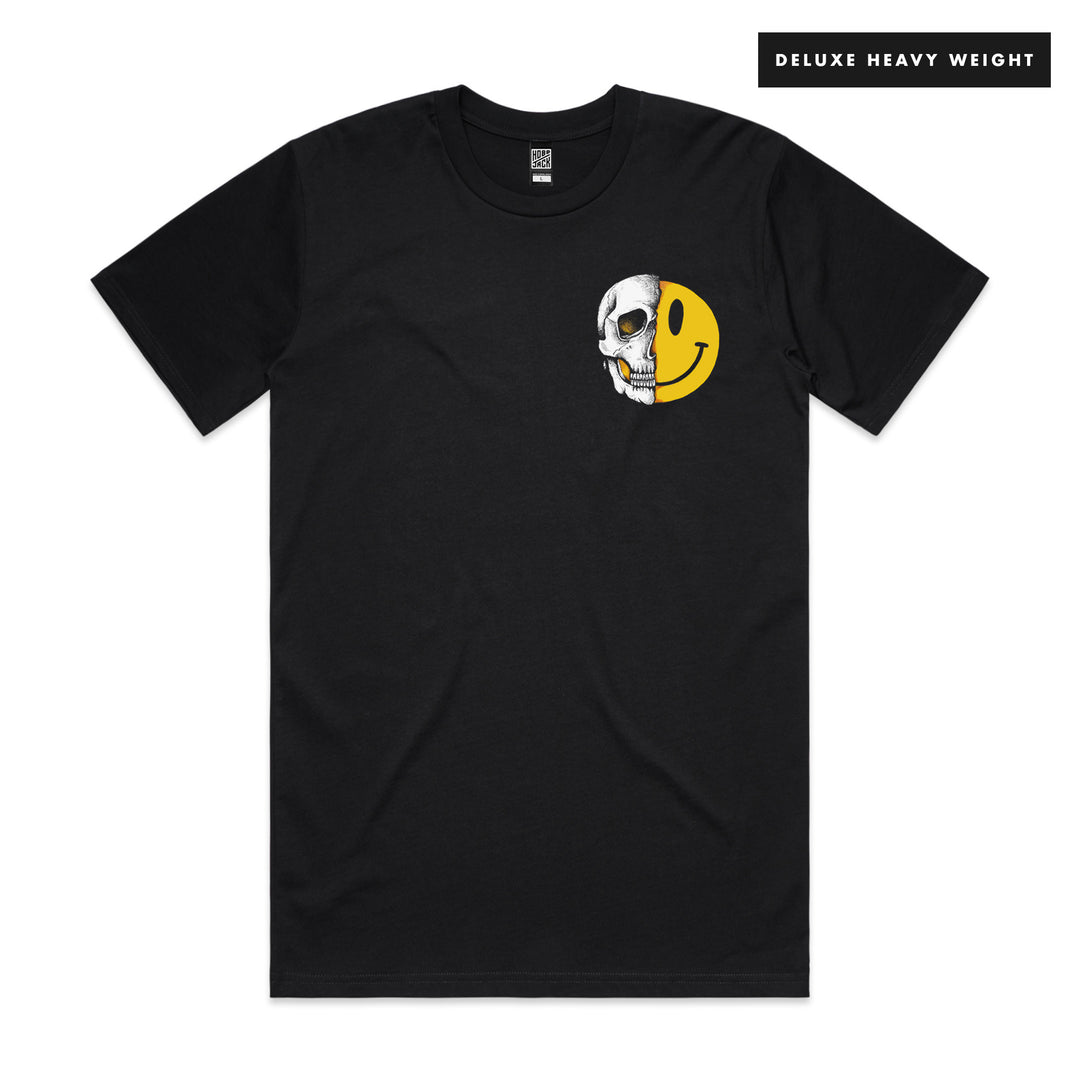 HAPPYJACK - POCKET - BLACK T-SHIRT - DELUXE HEAVY