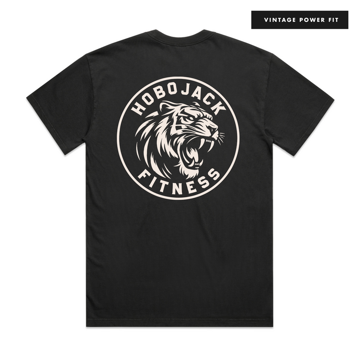 FIERCE - BLACK OVERSIZED POWER T-SHIRT