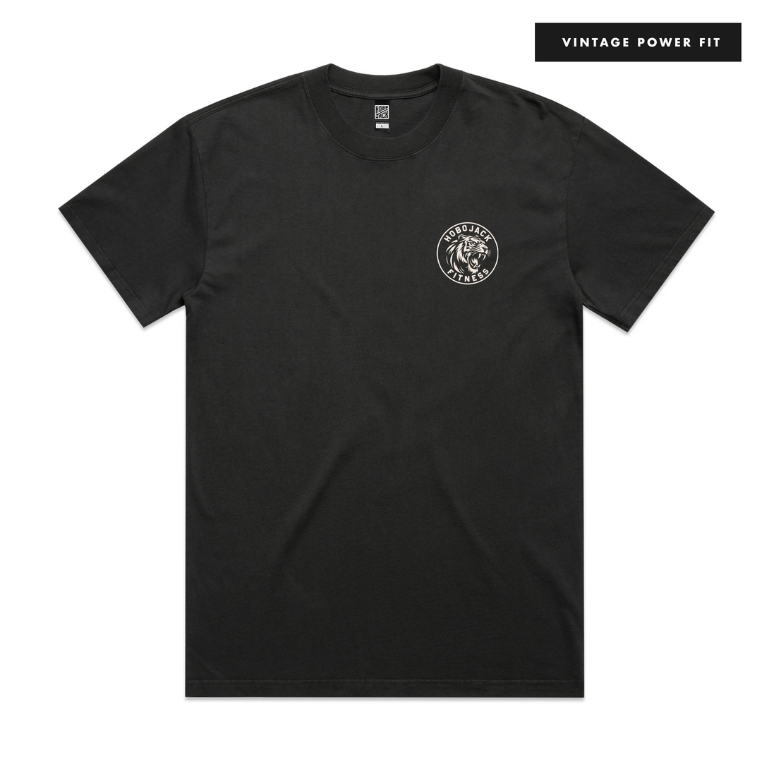 FIERCE - BLACK OVERSIZED POWER T-SHIRT