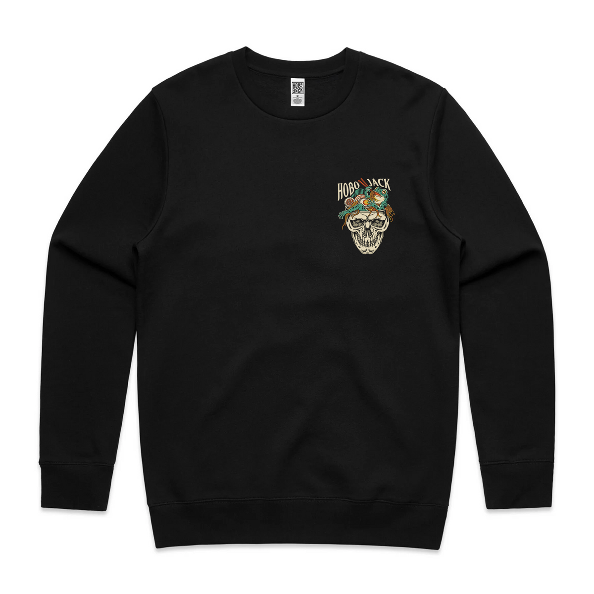 BONE APĒTIT SWEATSHIRT - BLACK-2