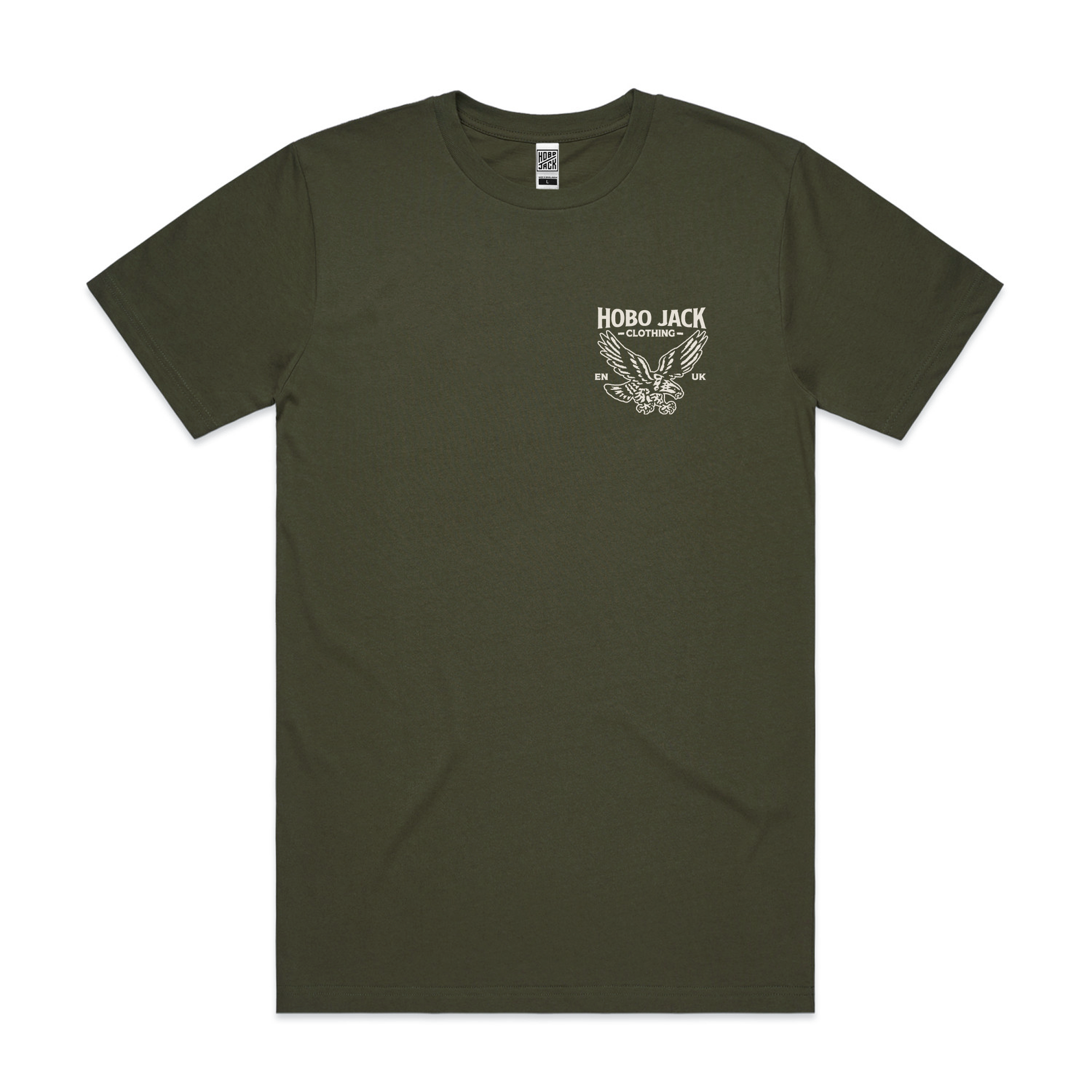 BORN FREE - MILITARY POCKET T-SHIRT