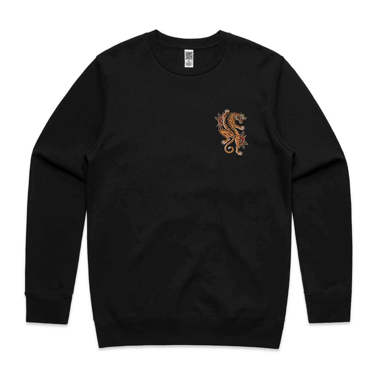CLIMBING TIGER SWEATSHIRT - BLACK-2
