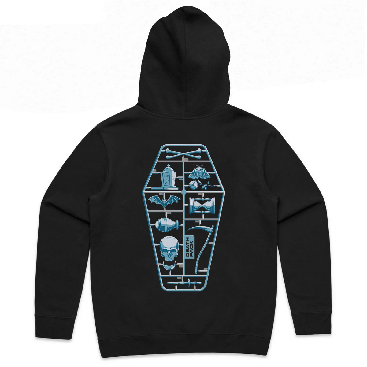 DEATH PACK HOODIE - BLACK